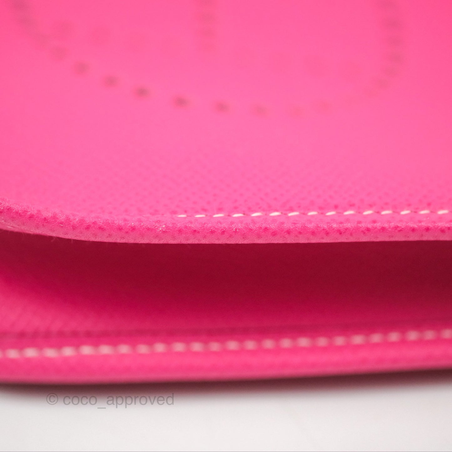 Hermès Mini Evelyne 16 Hot Pink Epsom Palladium Hardware