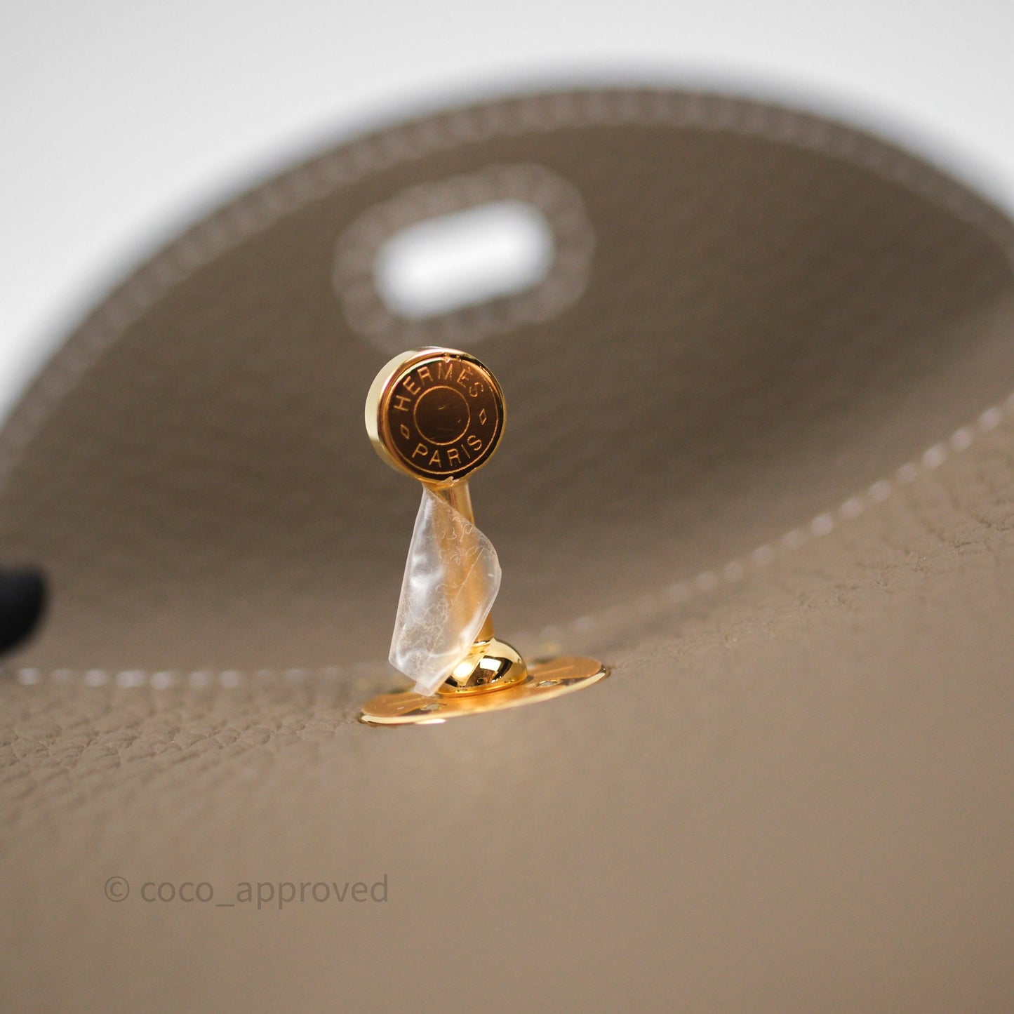 Hermès Mini Lindy 20 Etoupe 18 Clemence Gold Hardware