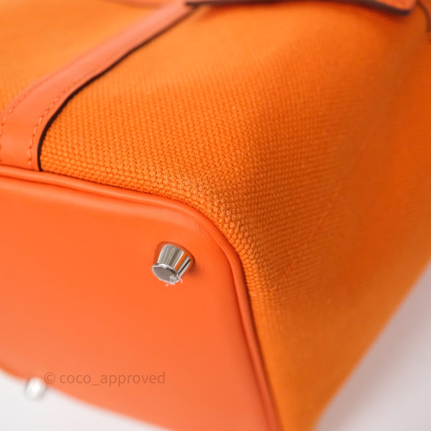 Hermès Picotin Lock 18 Cargo Pockets Orange Minium 0X Palladium Hardware