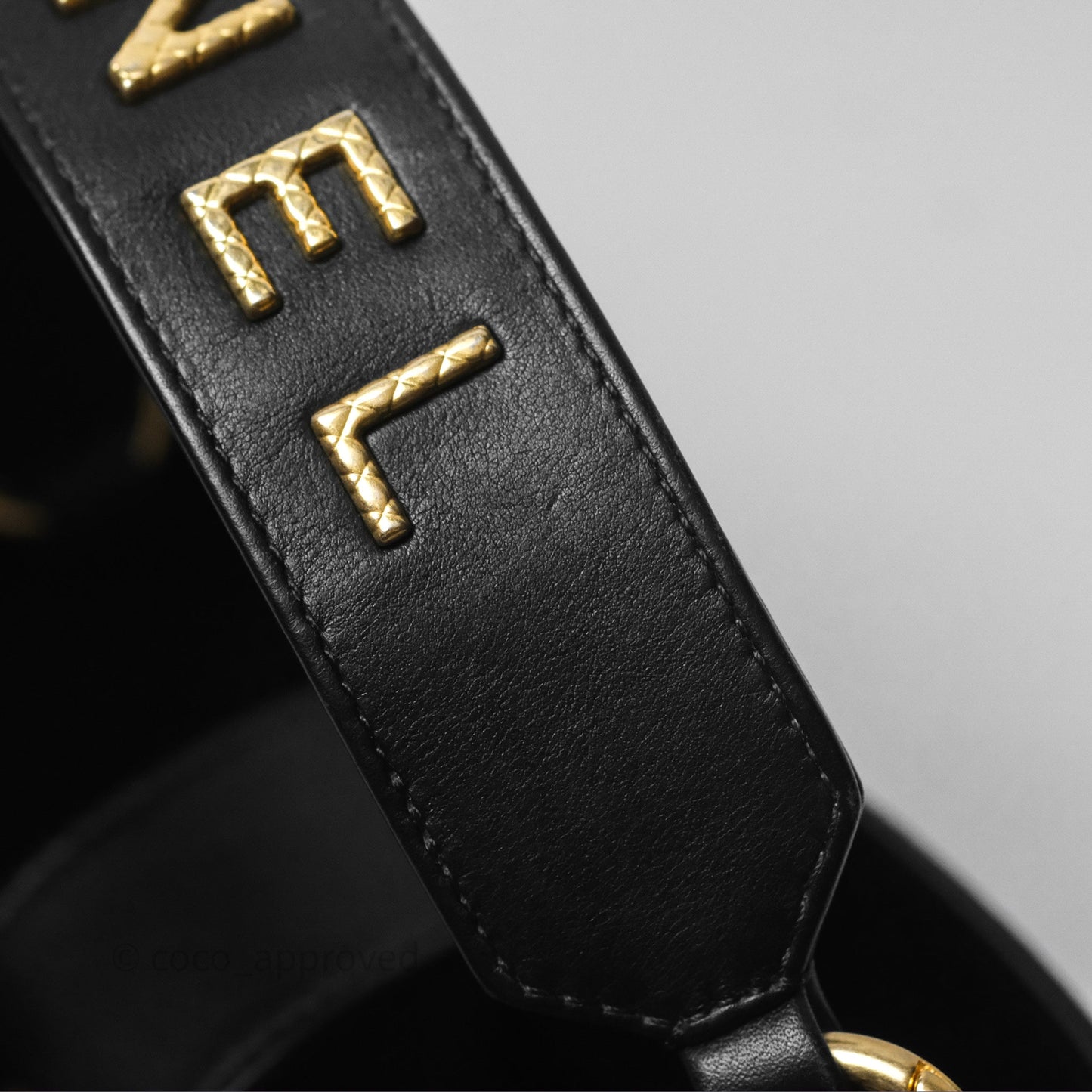 Chanel Quilted Boy Bucket Bag Black Lambskin Aged Gold Hardware