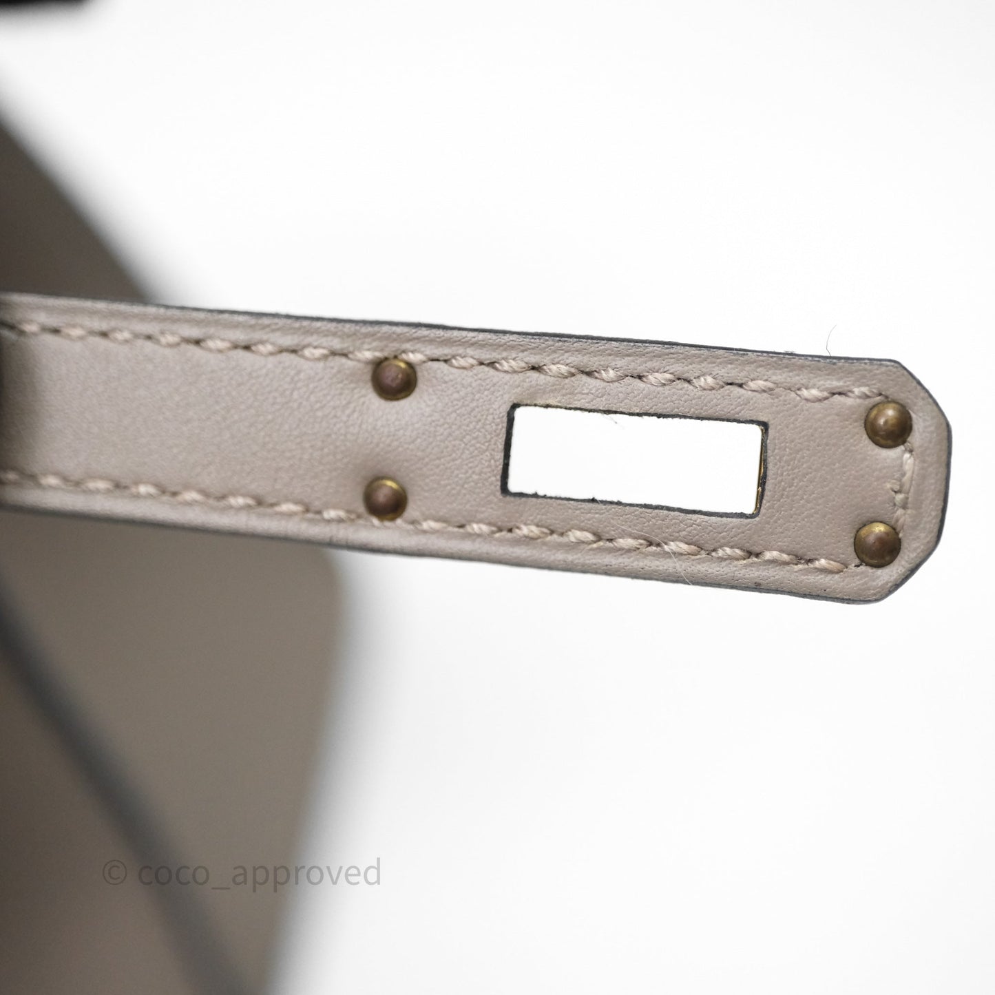 Hermès Kelly Pochette Gris Asphalte M8 Swift Gold Hardware