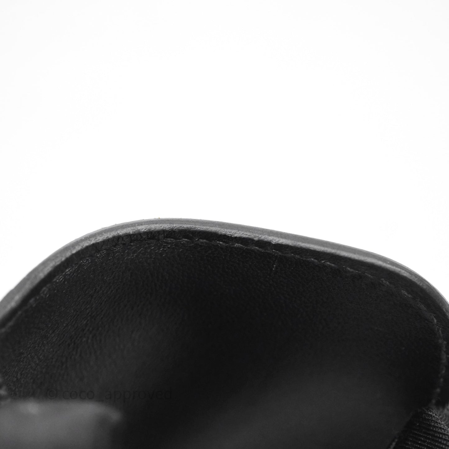 Hermès Constance Slim Wallet Noir 89 Epsom Palladium Hardware