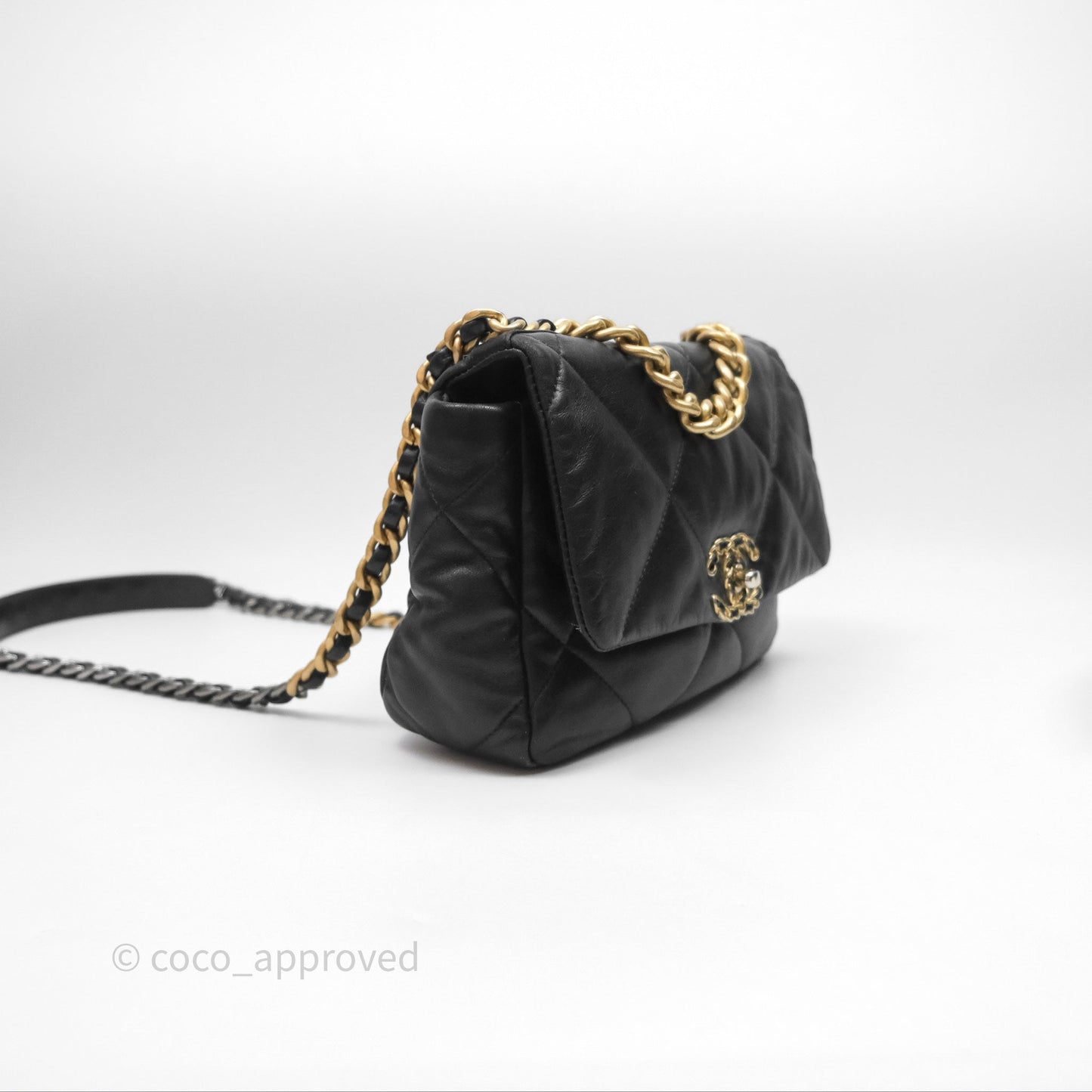 Chanel 19 Small Black Mixed Hardware