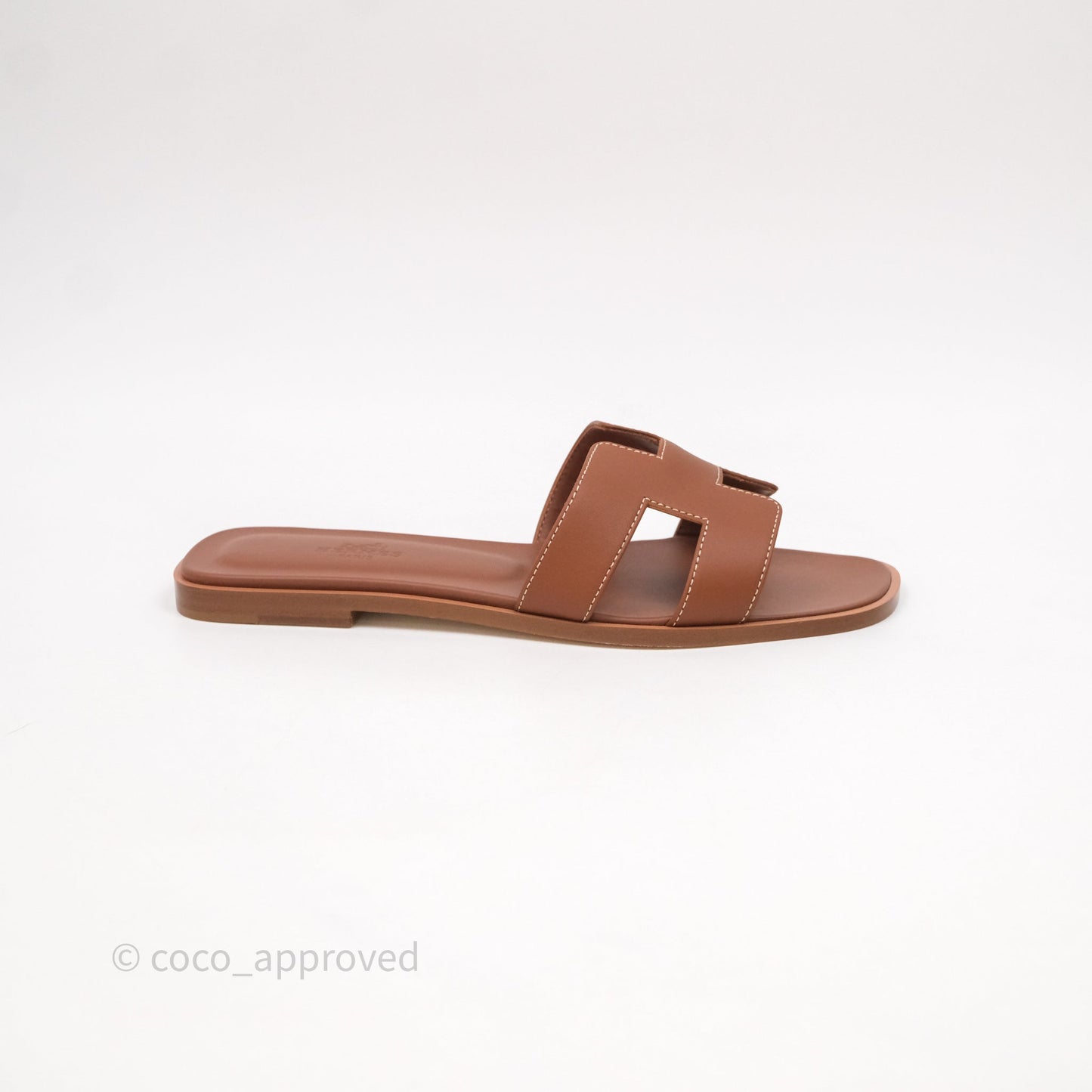 Hermès Oran Sandals Gold Size 37.5