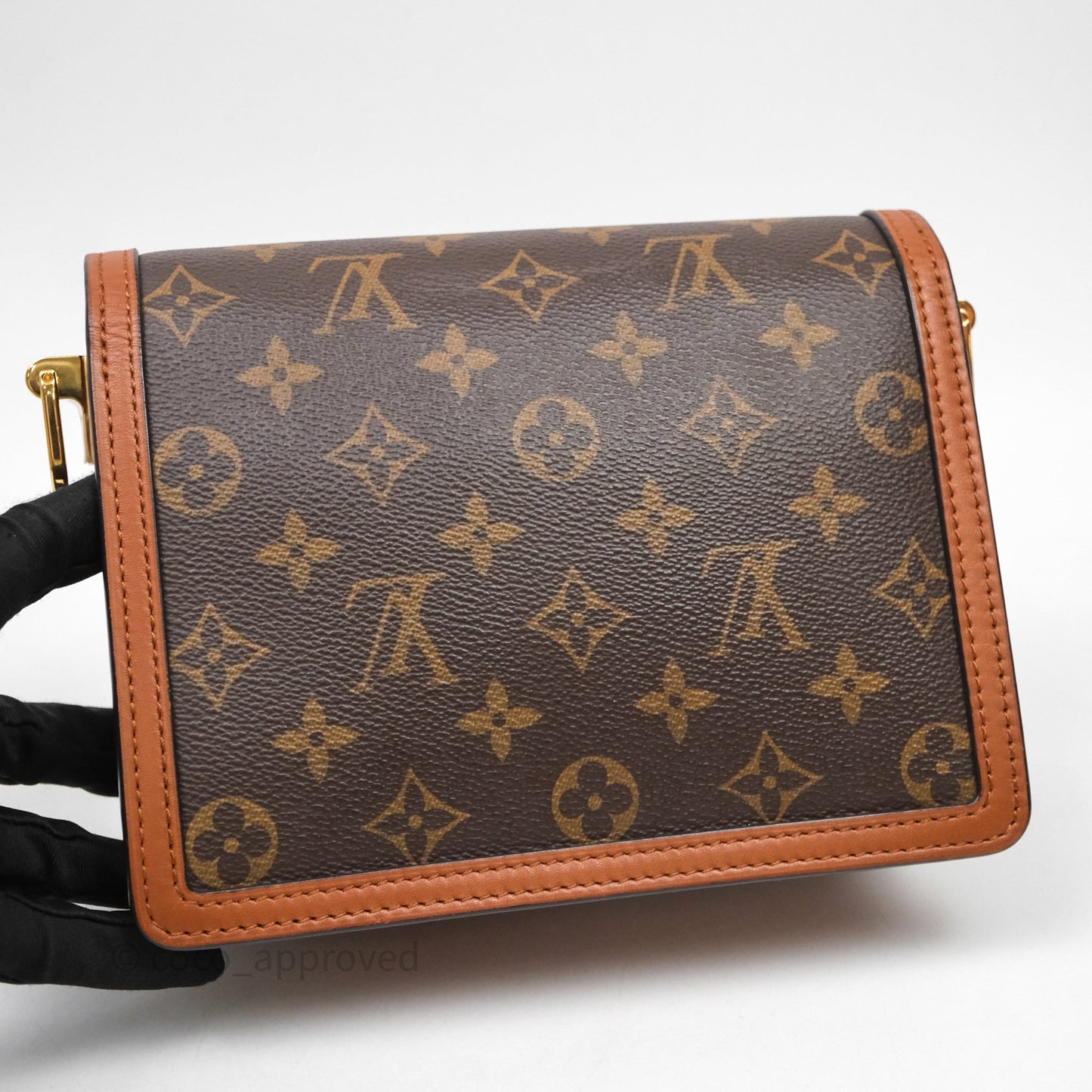 Louis Vuitton Mini Dauphine Monogram Tan Calfskin