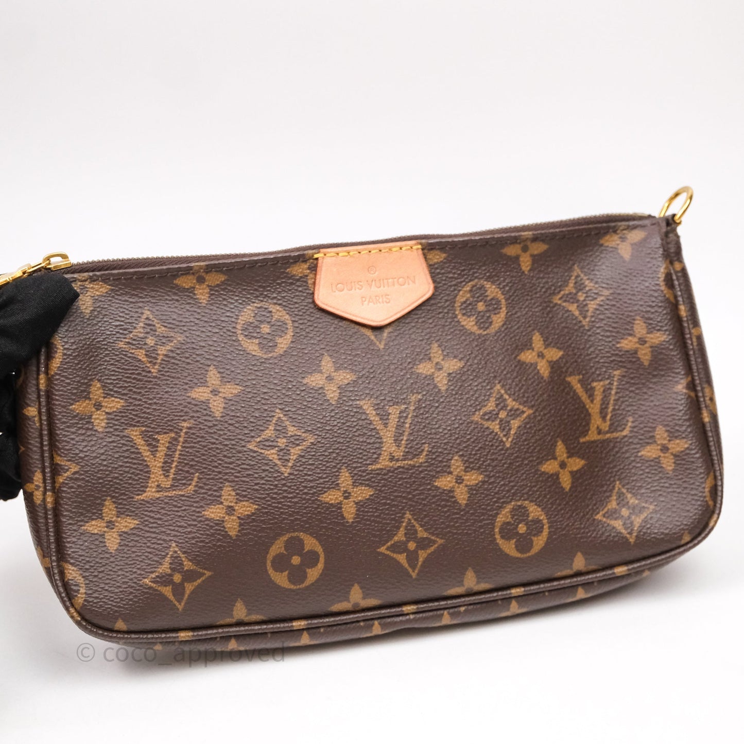 Louis Vuitton Multi Pochette Accessories Khaki Monogram Canvas