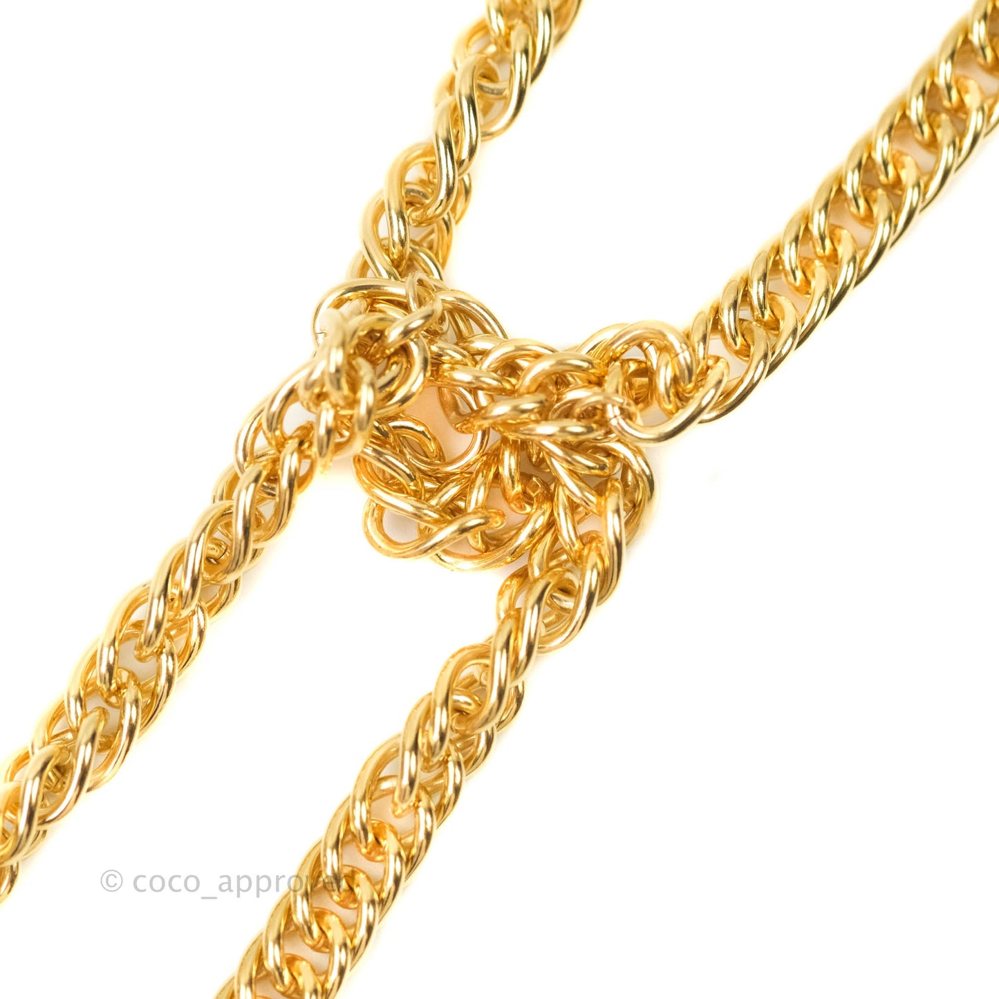 Chanel  Charm Necklace Gold Tone