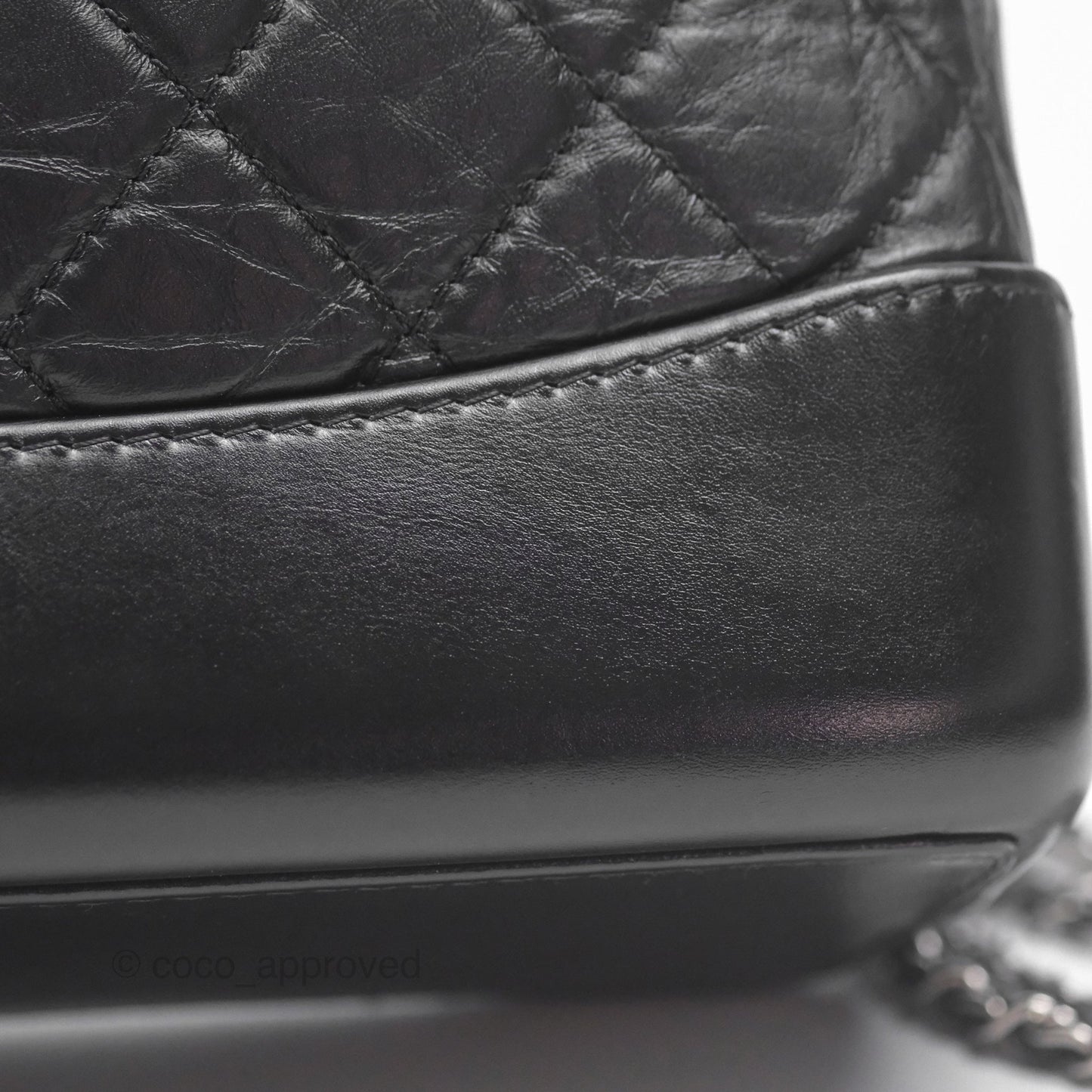 Chanel Small Gabrielle Backpack Black Aged Calfskin