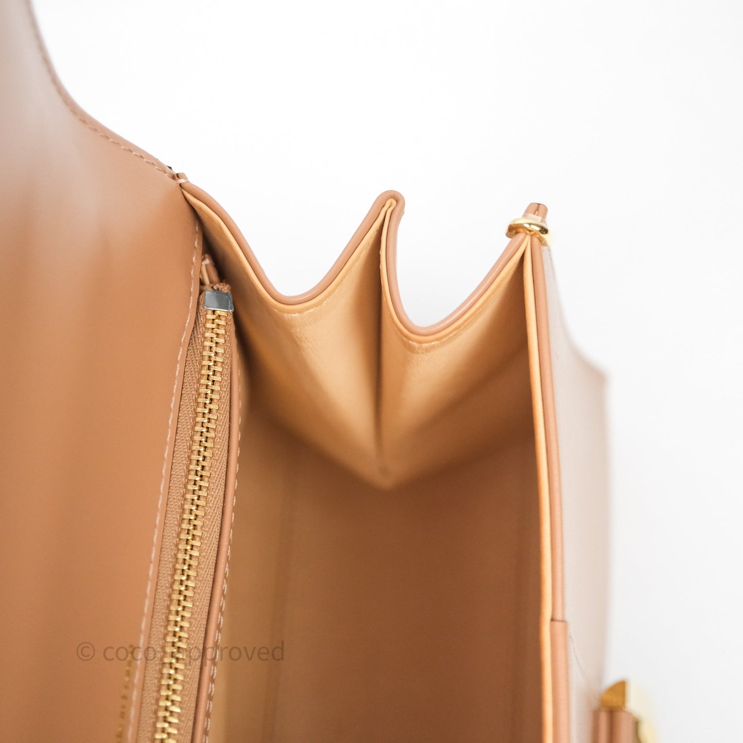 Delvaux Brillant PM Tender Beige Box Calf