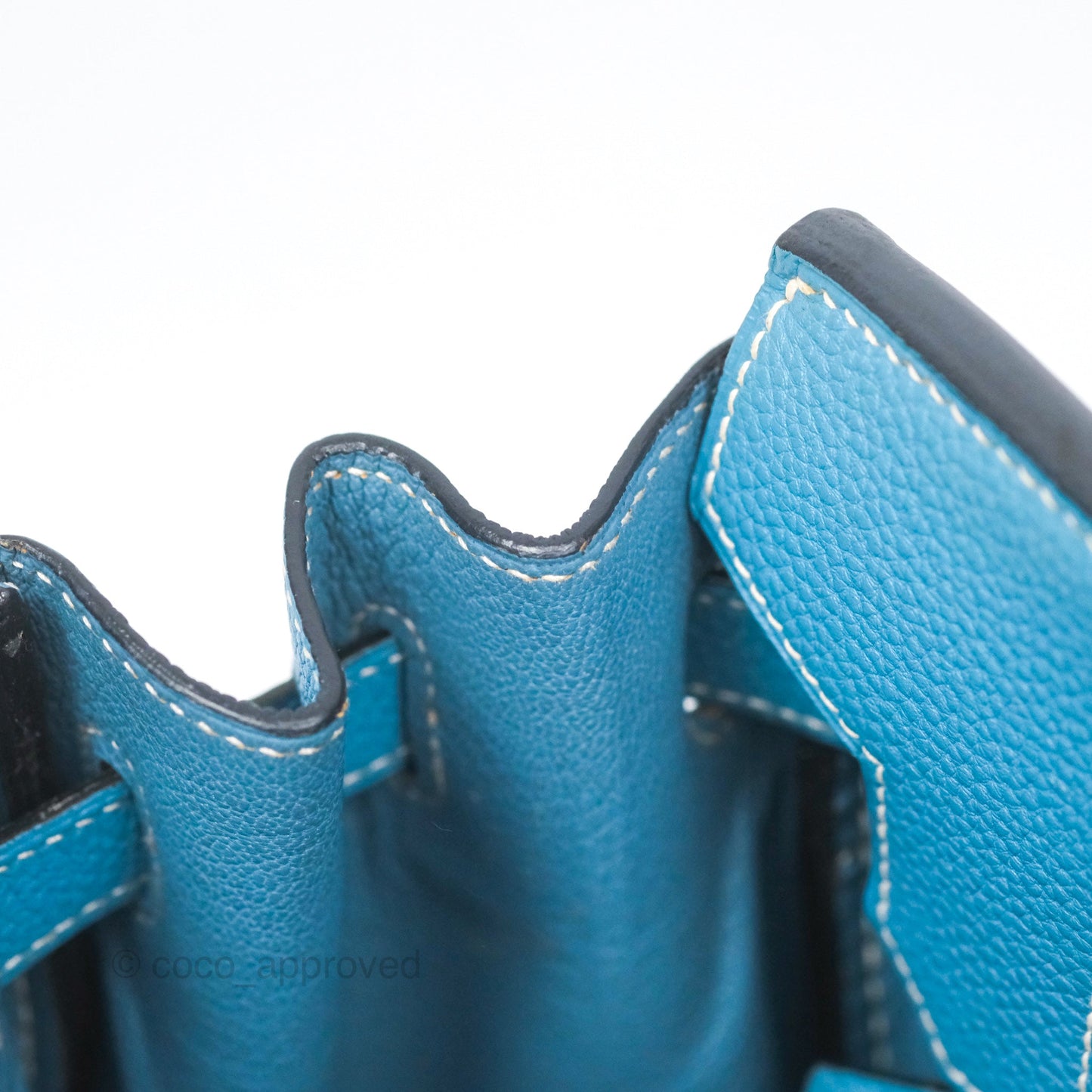 Hermès Birkin 30 Blue Jean Togo Palladium Hardware