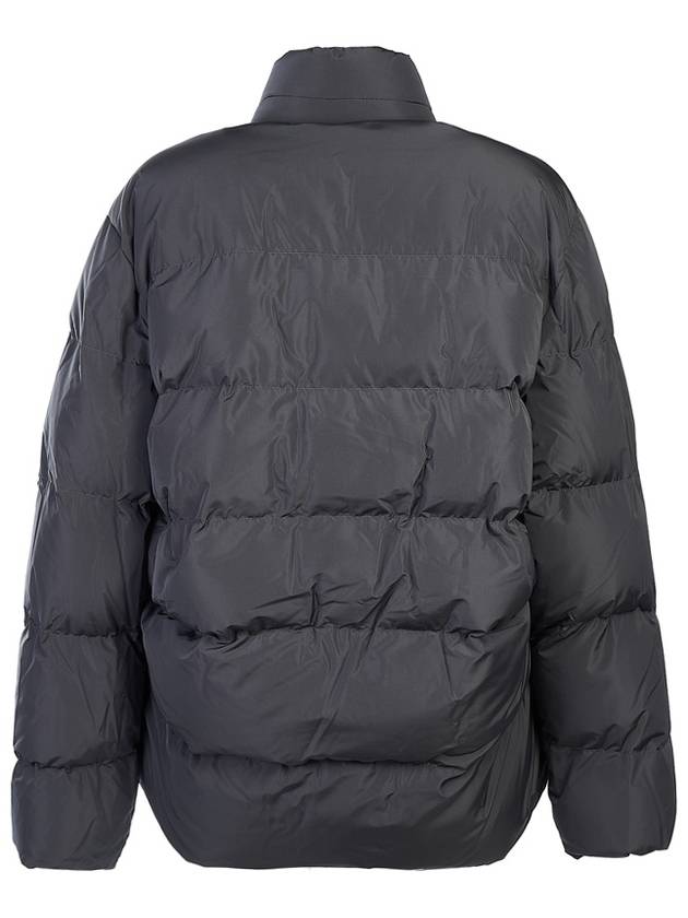 Luxury Balenciaga Sporty B Logo Point Down Padding Grey