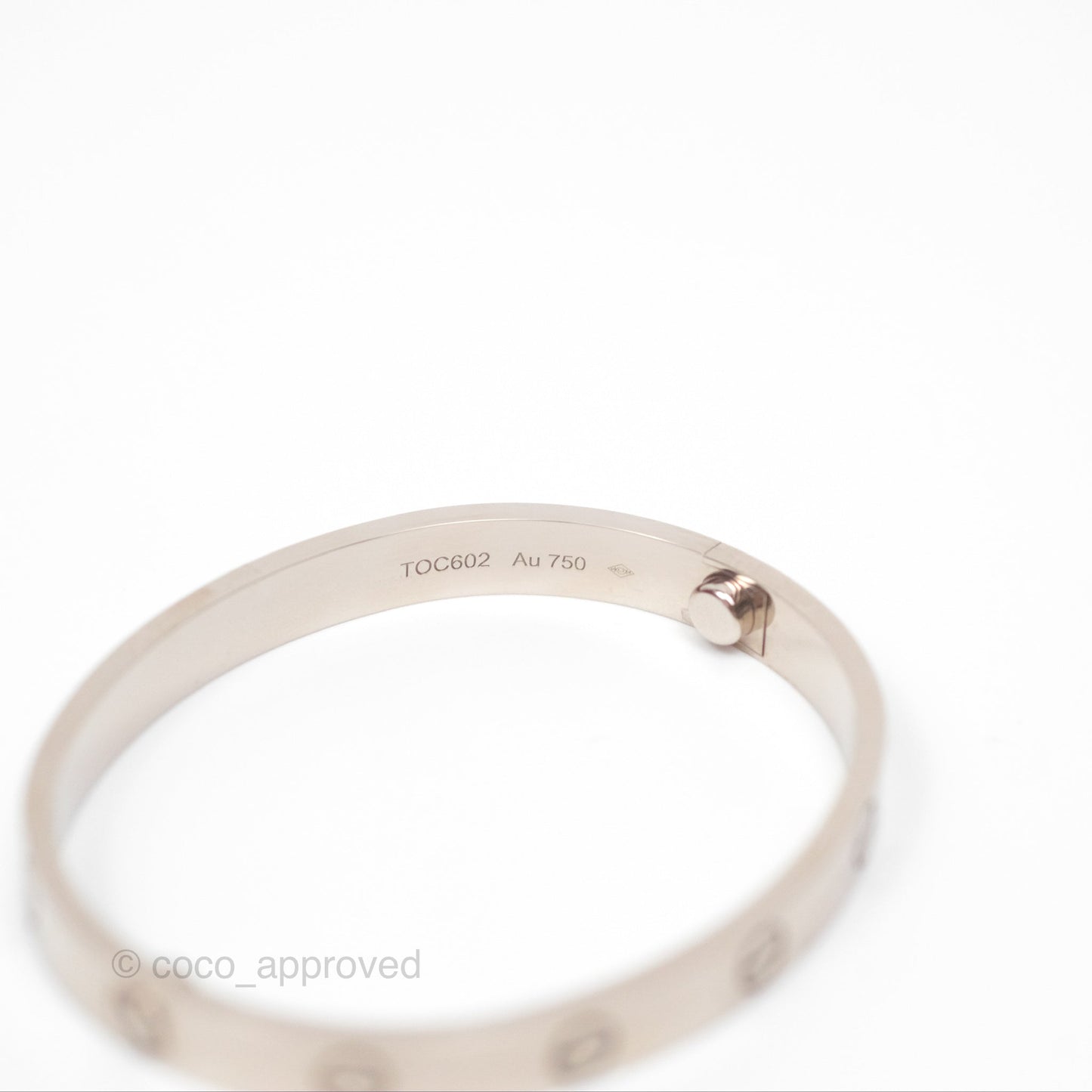 Cartier Love Bracelet White Gold