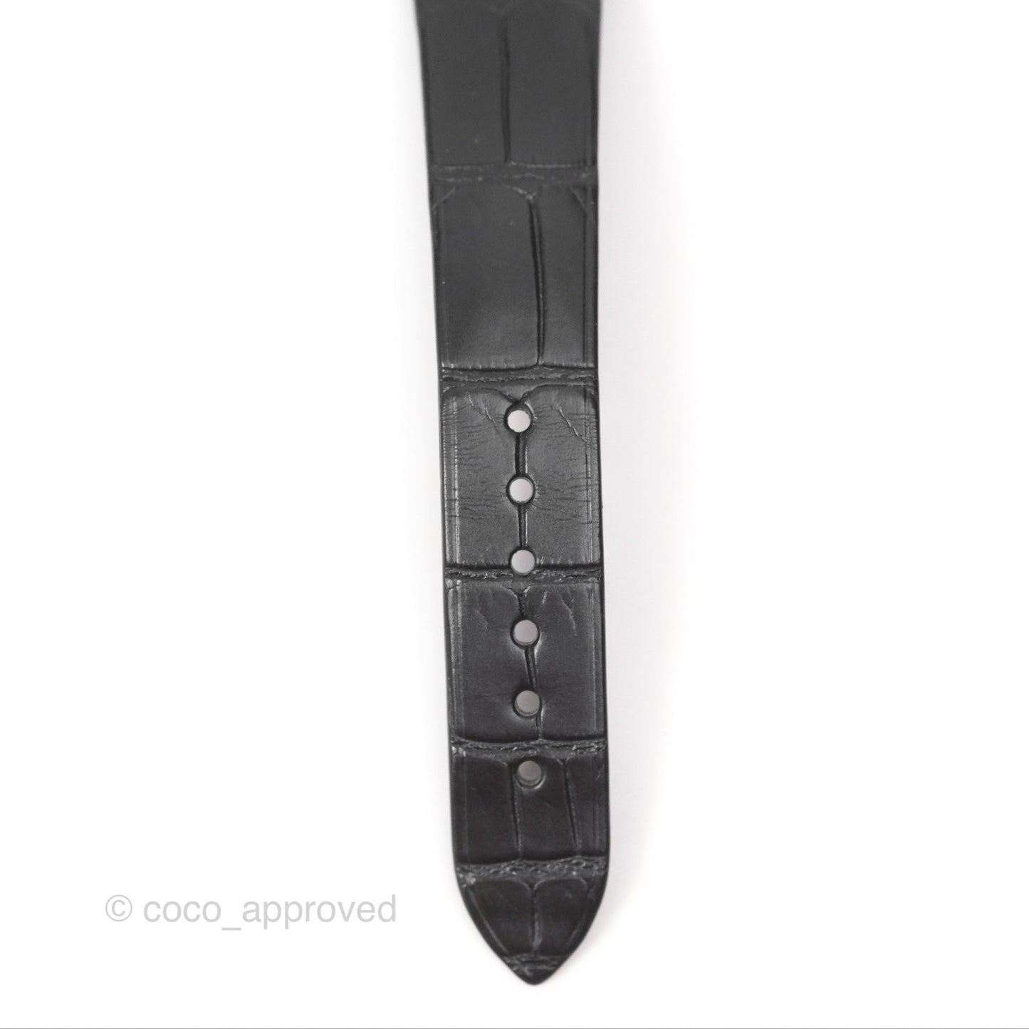 Chanel Boy Friend Watch Black Leather Silver Hardware