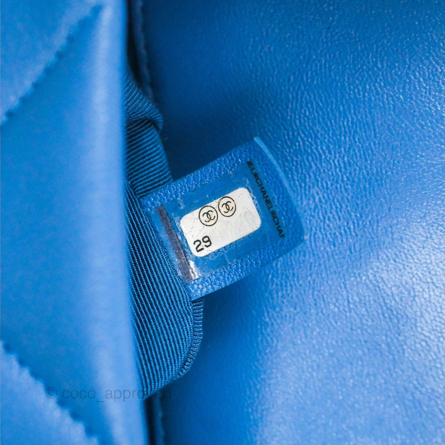 Chanel 19 Small Blue Mixed Hardware