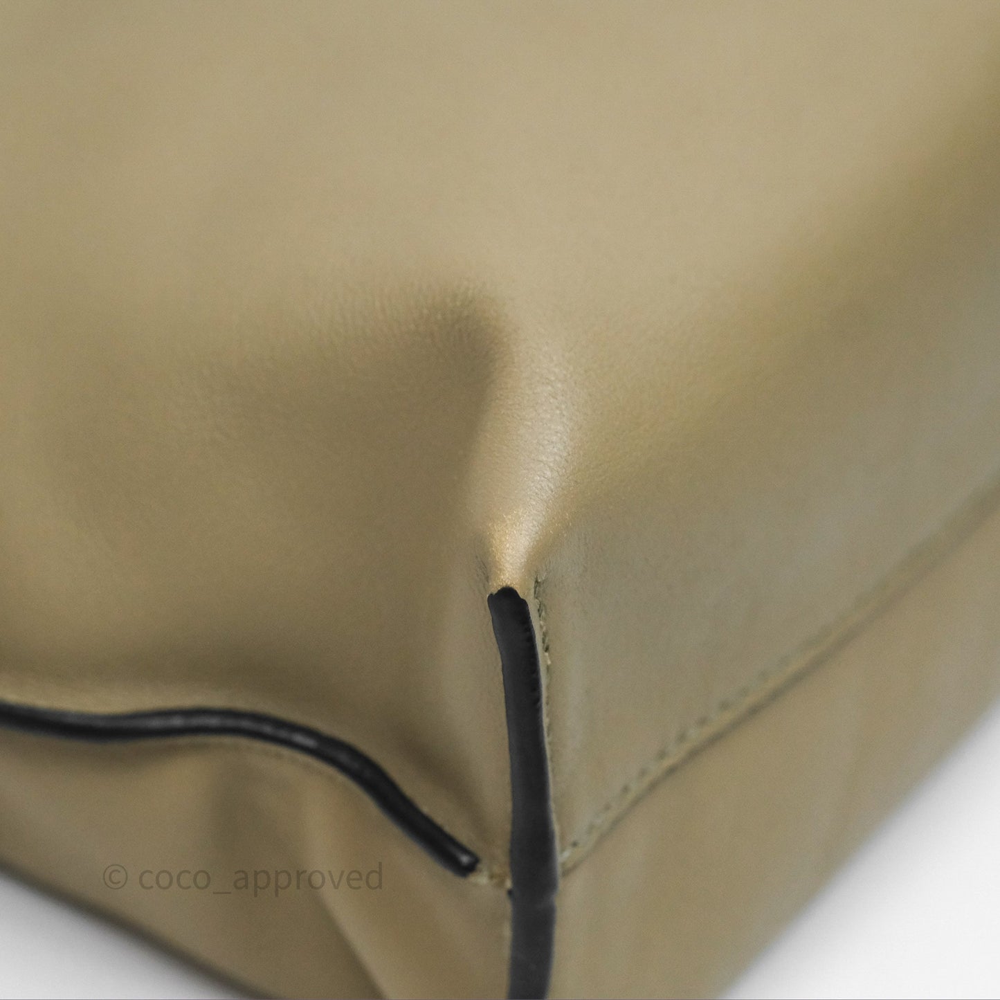 Loewe Mini Flamenco Clutch in Nappa Calfskin Clay Green
