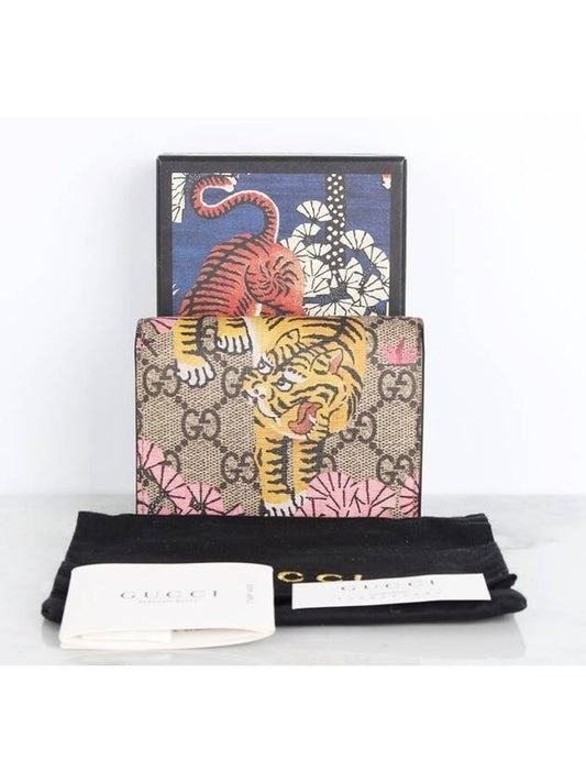 Luxury Gucci Trending 2025 Bengal card wallet pink