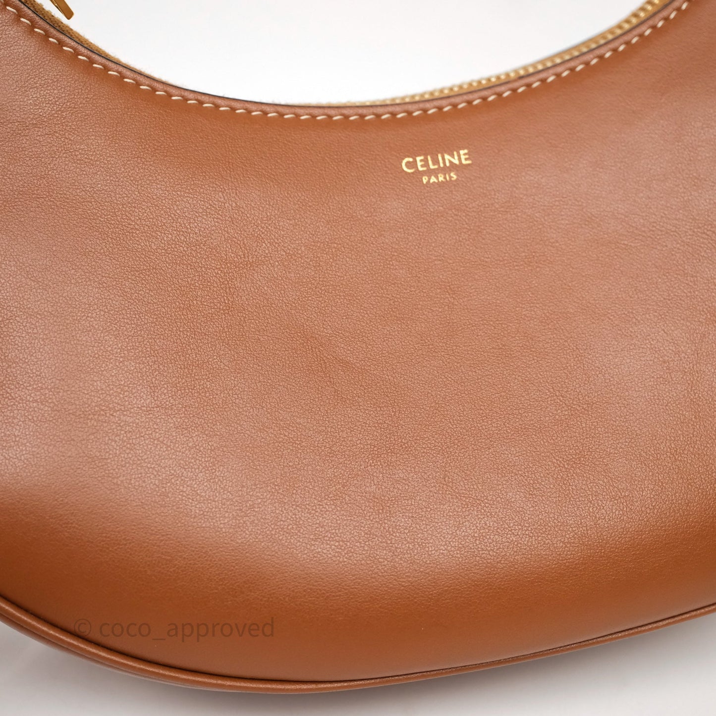 Celine Medium Ava Chain Bag Tan Calfskin