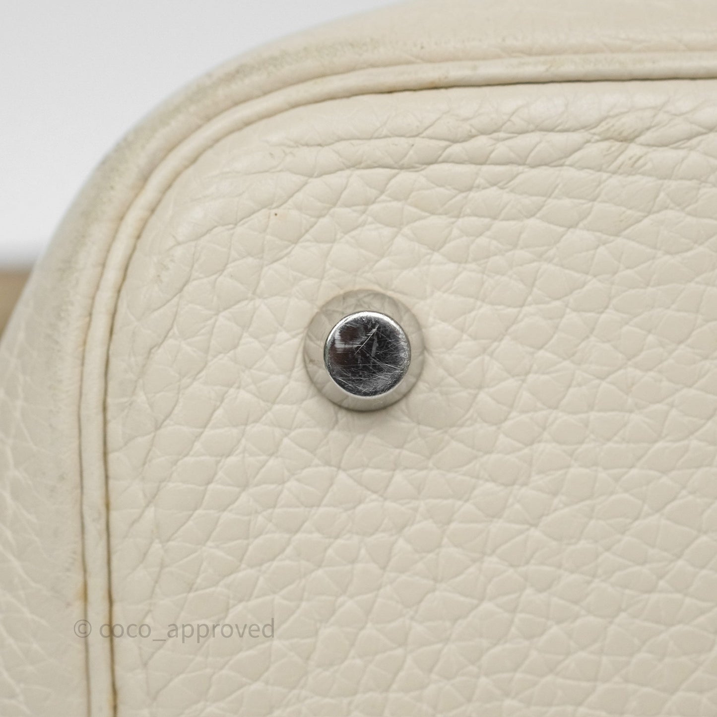 Hermès Picotin 22 Beton Clemence Palladium Hardware