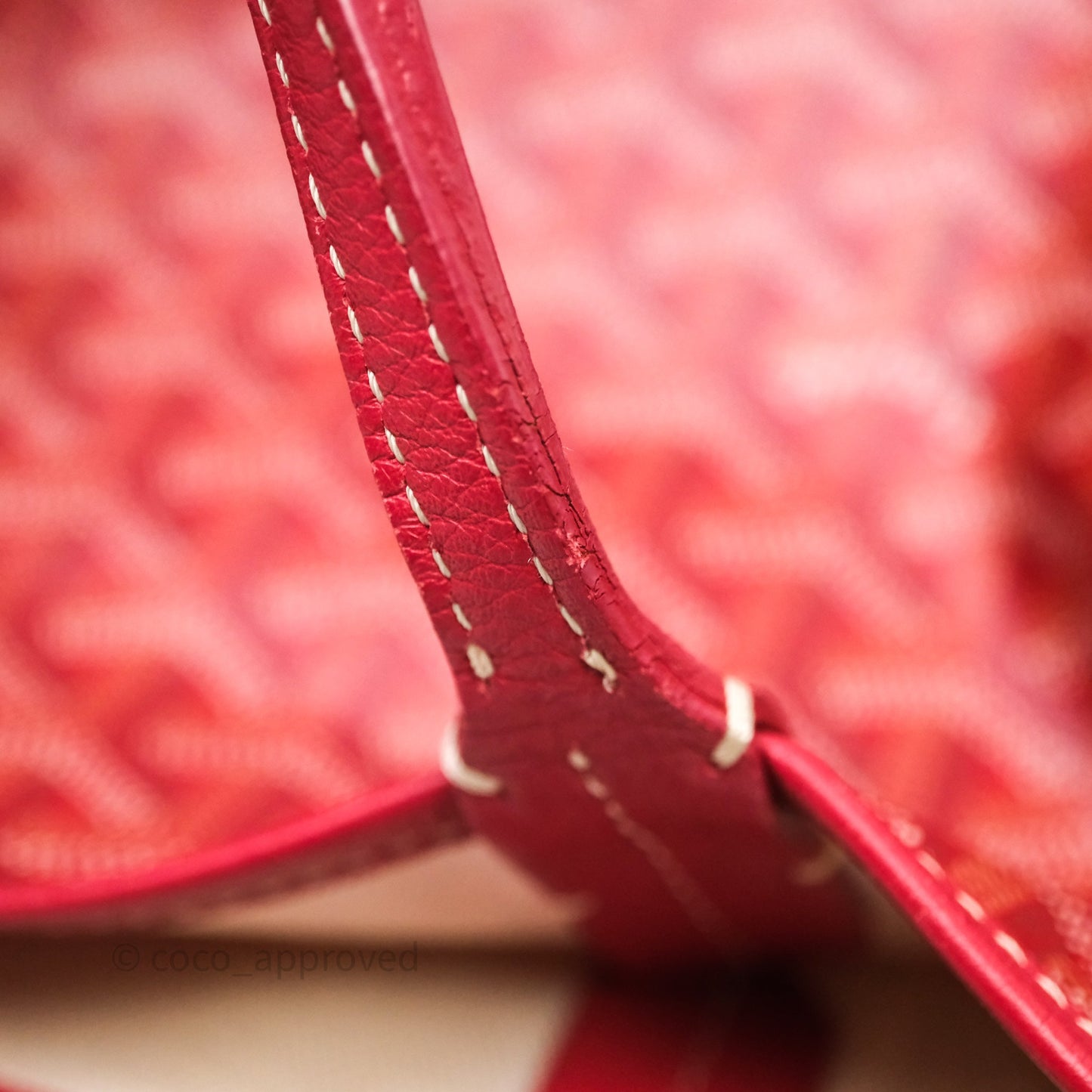 Goyard St Louis Tote GM Red