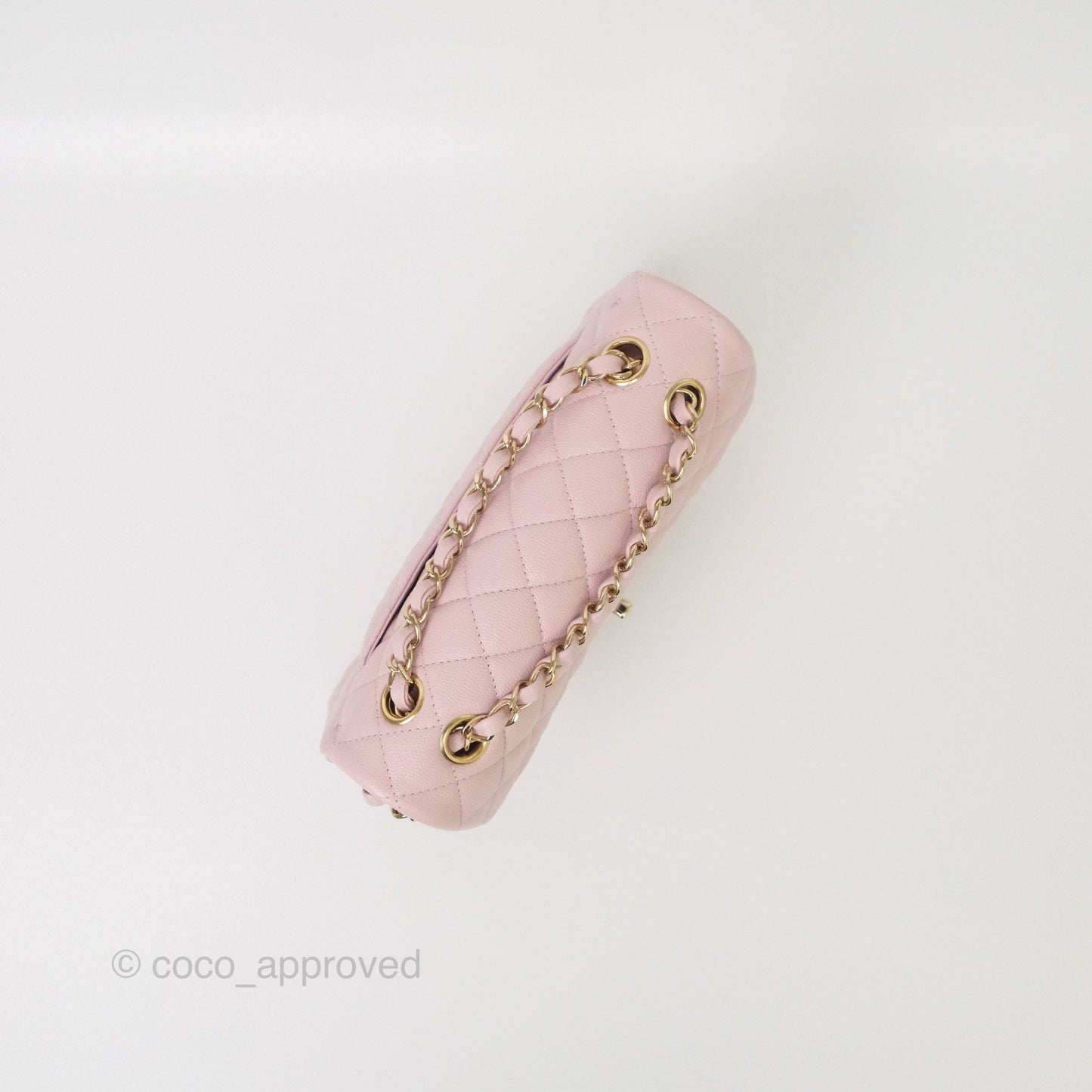 Chanel Small S/M Classic Flap Light Pink Caviar Gold Hardware
