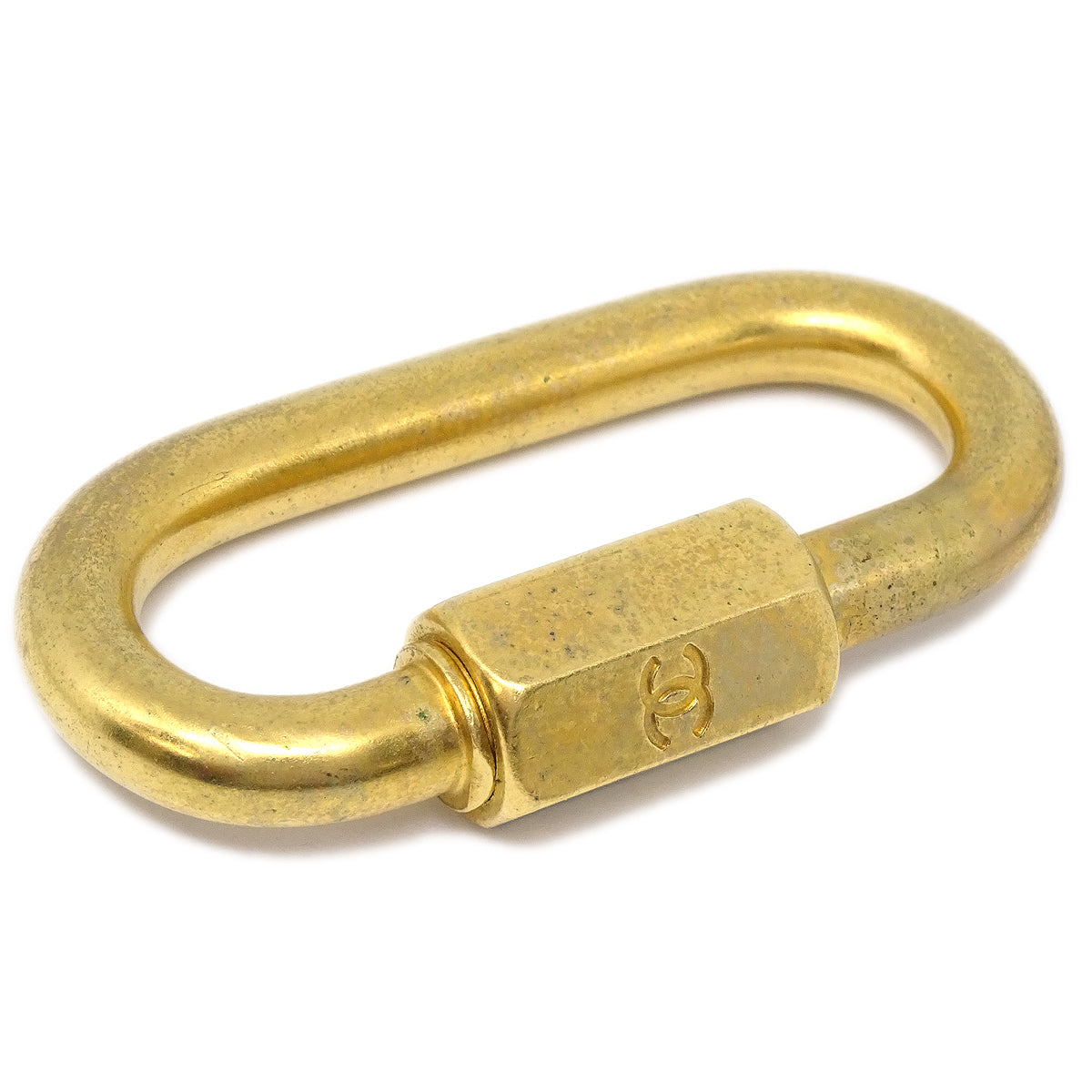 Luxury Chanel Handbag Charm Karabiner Gold Small New