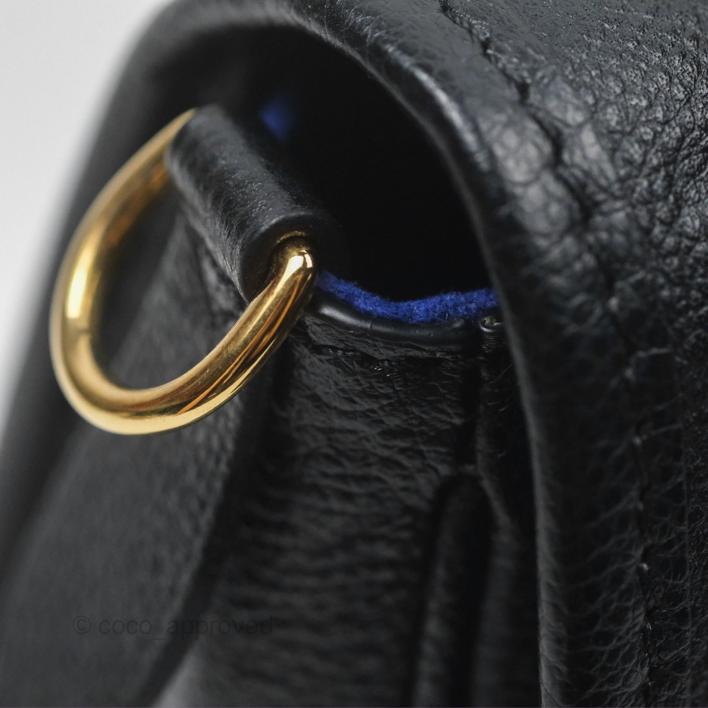 Louis Vuitton Diane Black Monogram Empreinte Leather