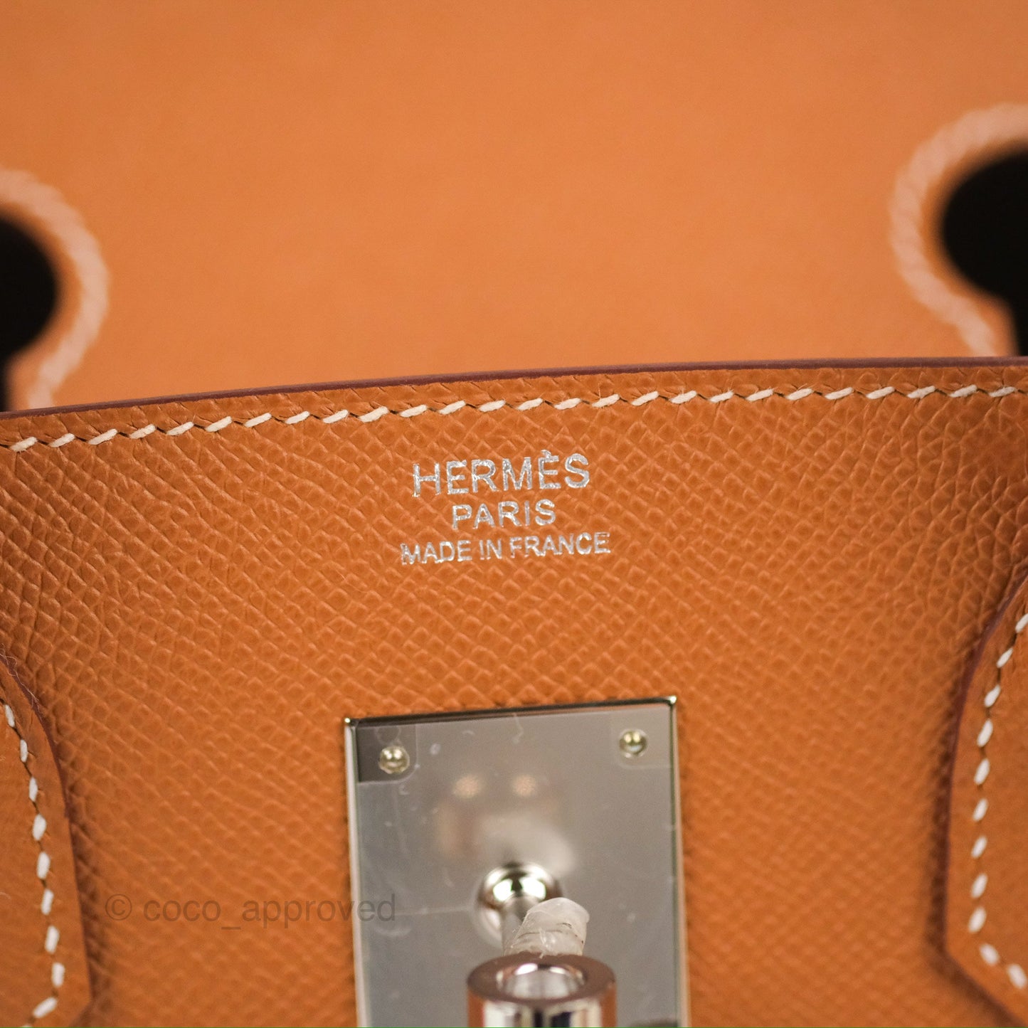 Hermès Birkin 30 Sellier Gold Epsom Palladium Hardware