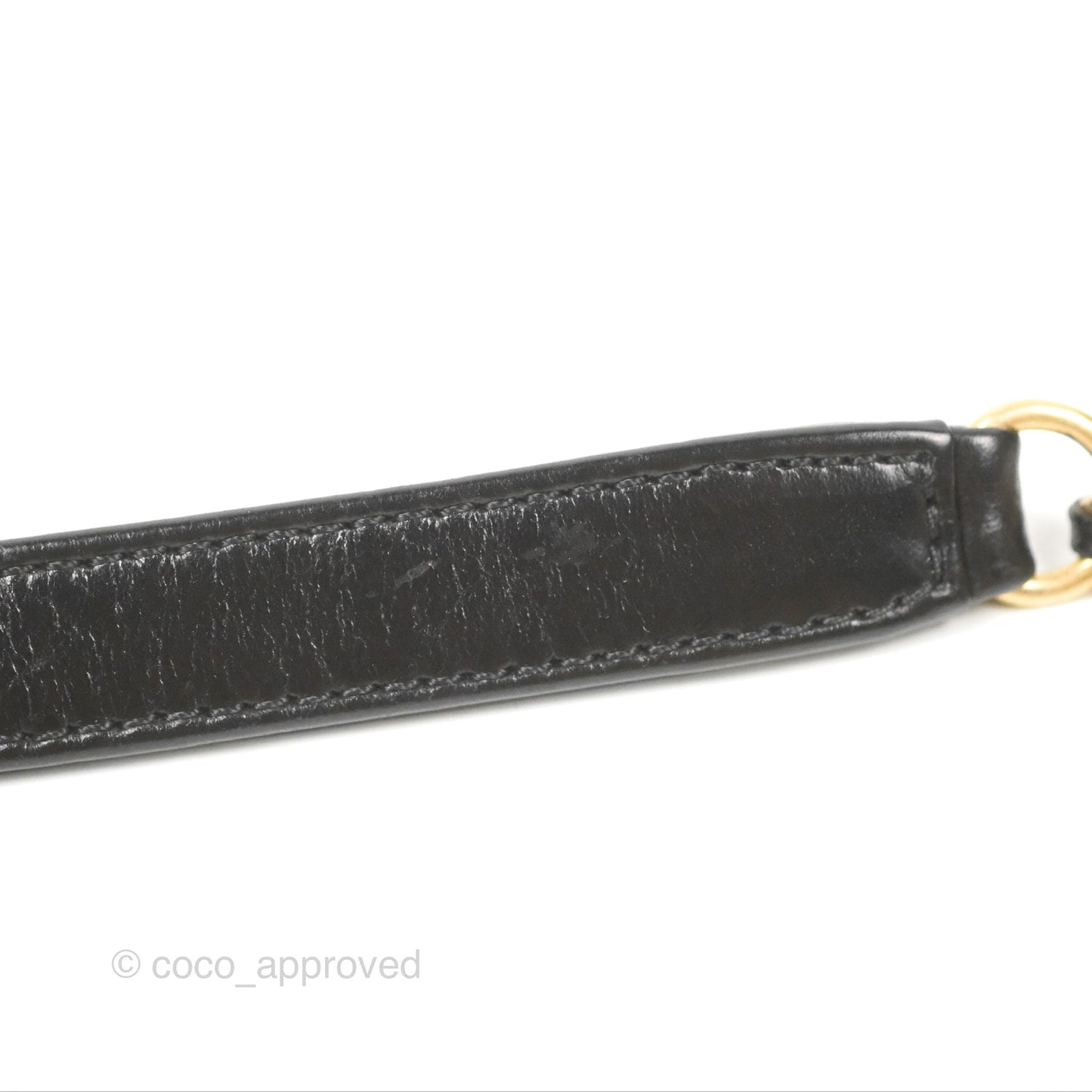 Chanel Chevron Small Coco Handle Black Shiny Aged Calfskin Aged Gold Hardware’s