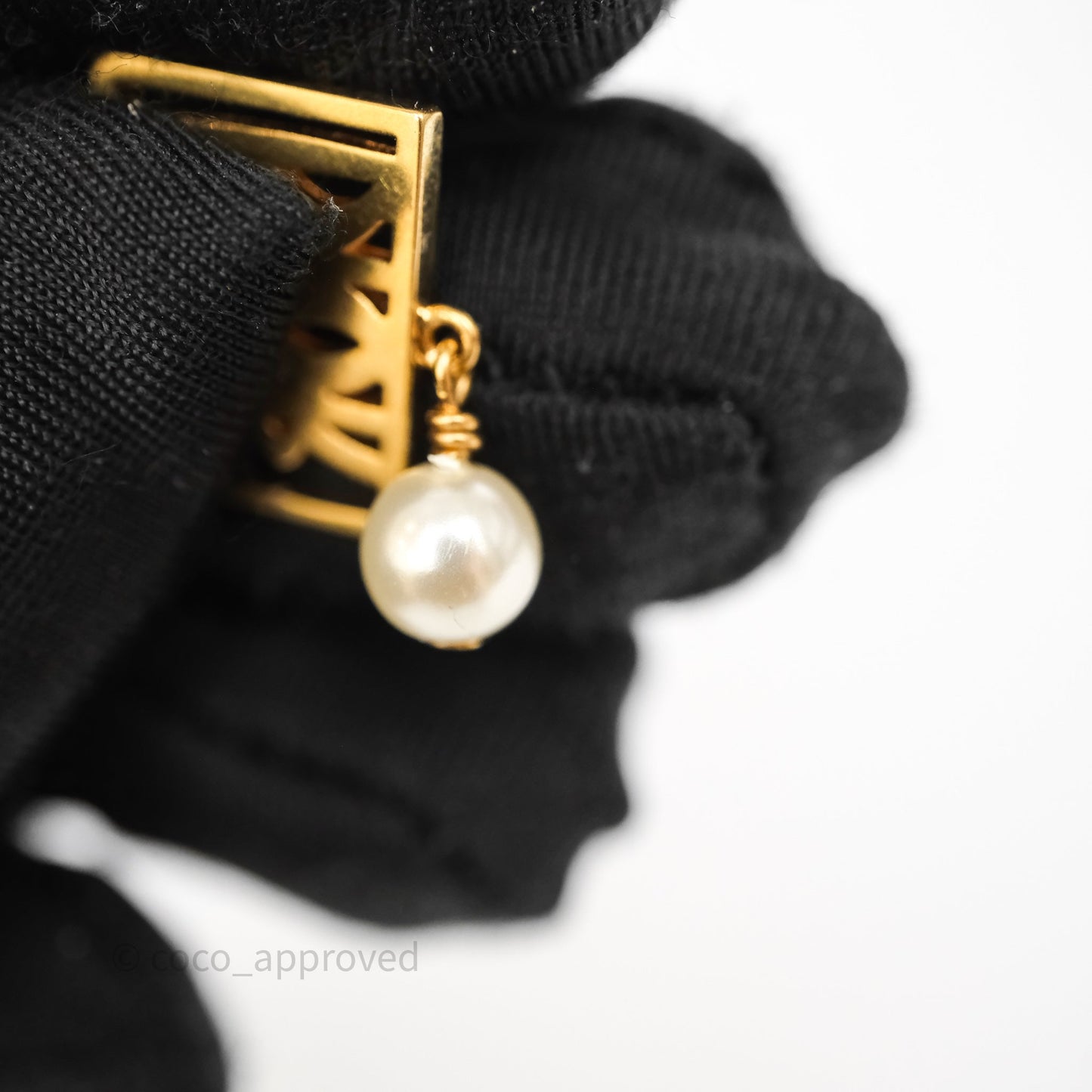 Christian Dior Miss Dior Necklace Gold Tone