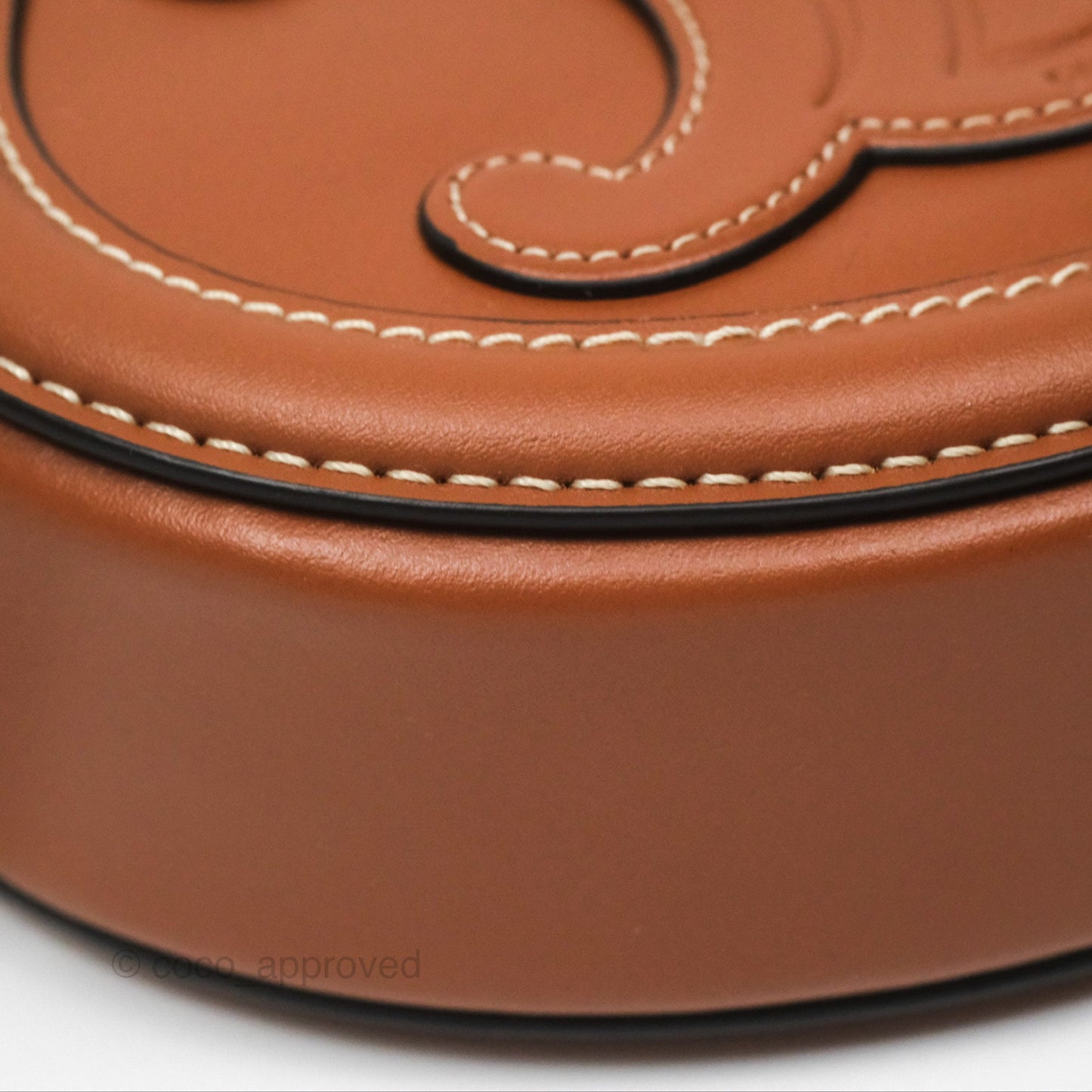 Celine Oval Bag Cuir Triomphe Tan Calfskin