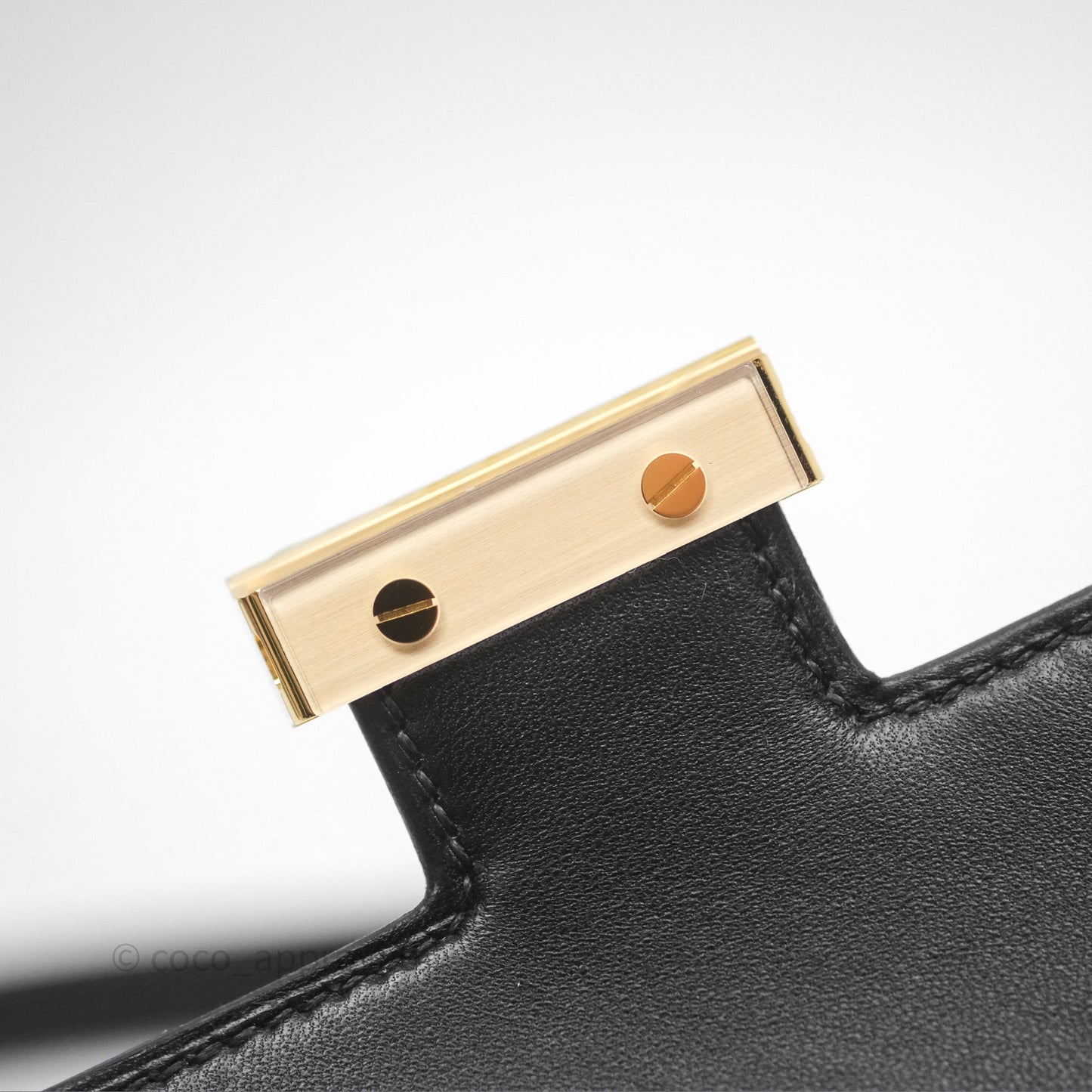 Hermès Constance Mini 18cm Mirror Black Noir 89 Box Leather Gold Hardware