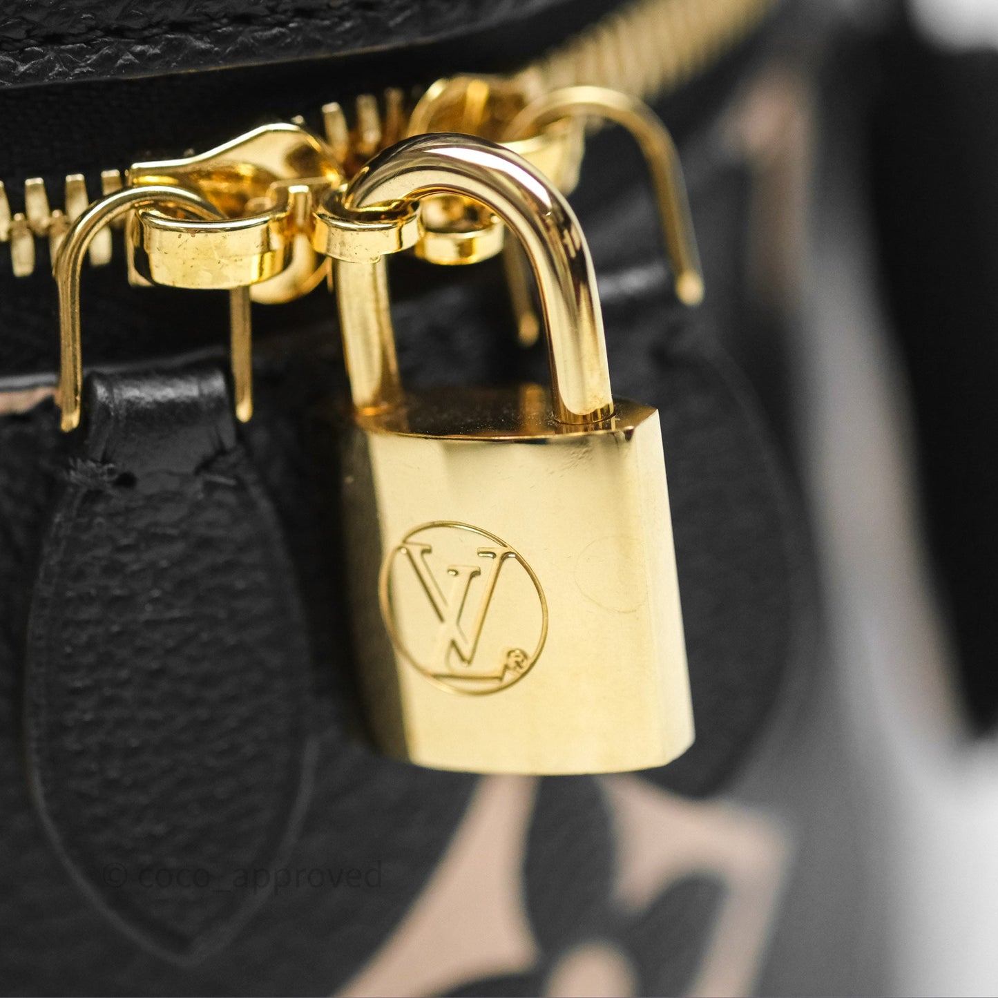 Louis Vuitton Vanity PM Empreinte Monogram Black/ Beige