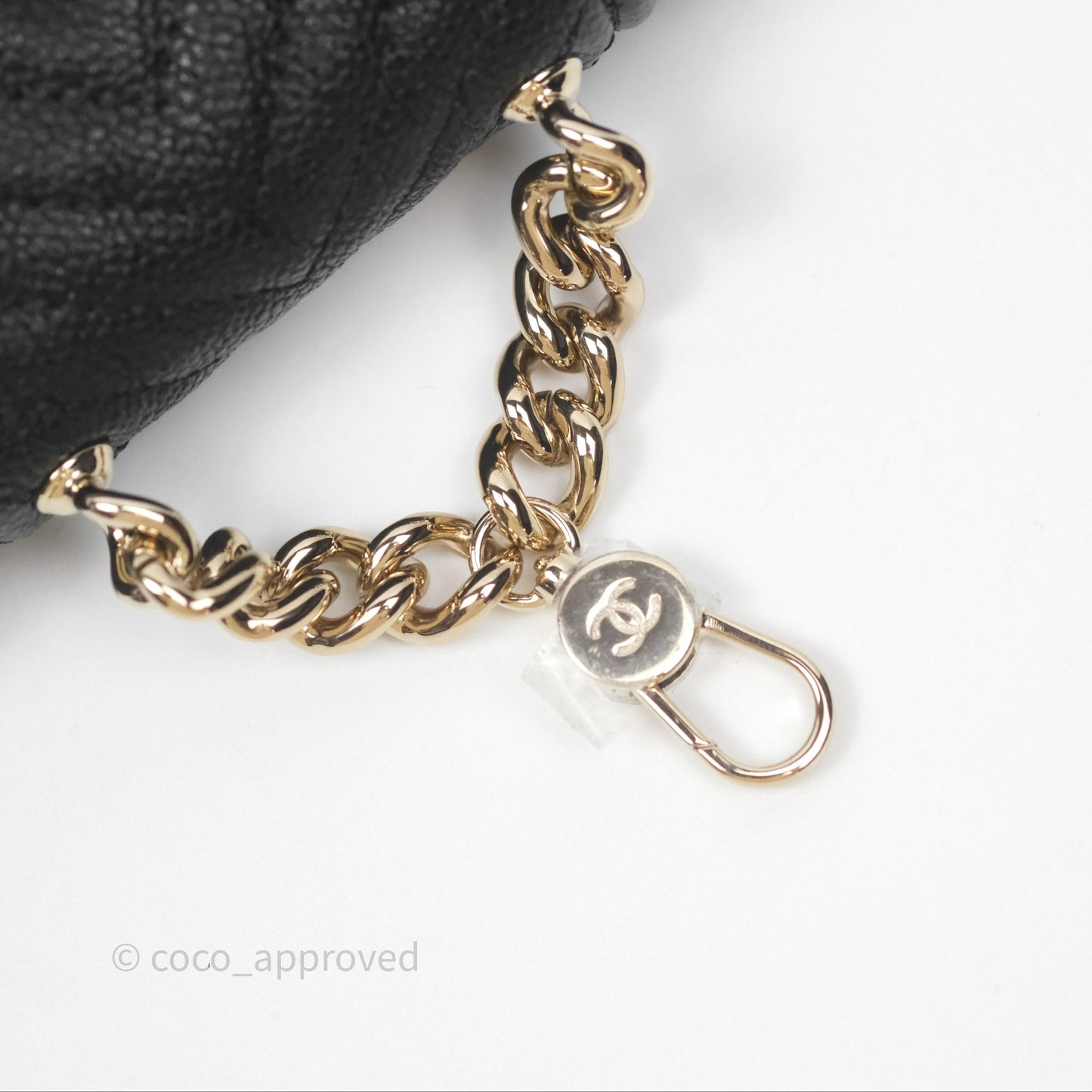 Chanel Chevron Mini Boy Belt Bag Black Caviar Gold Hardware