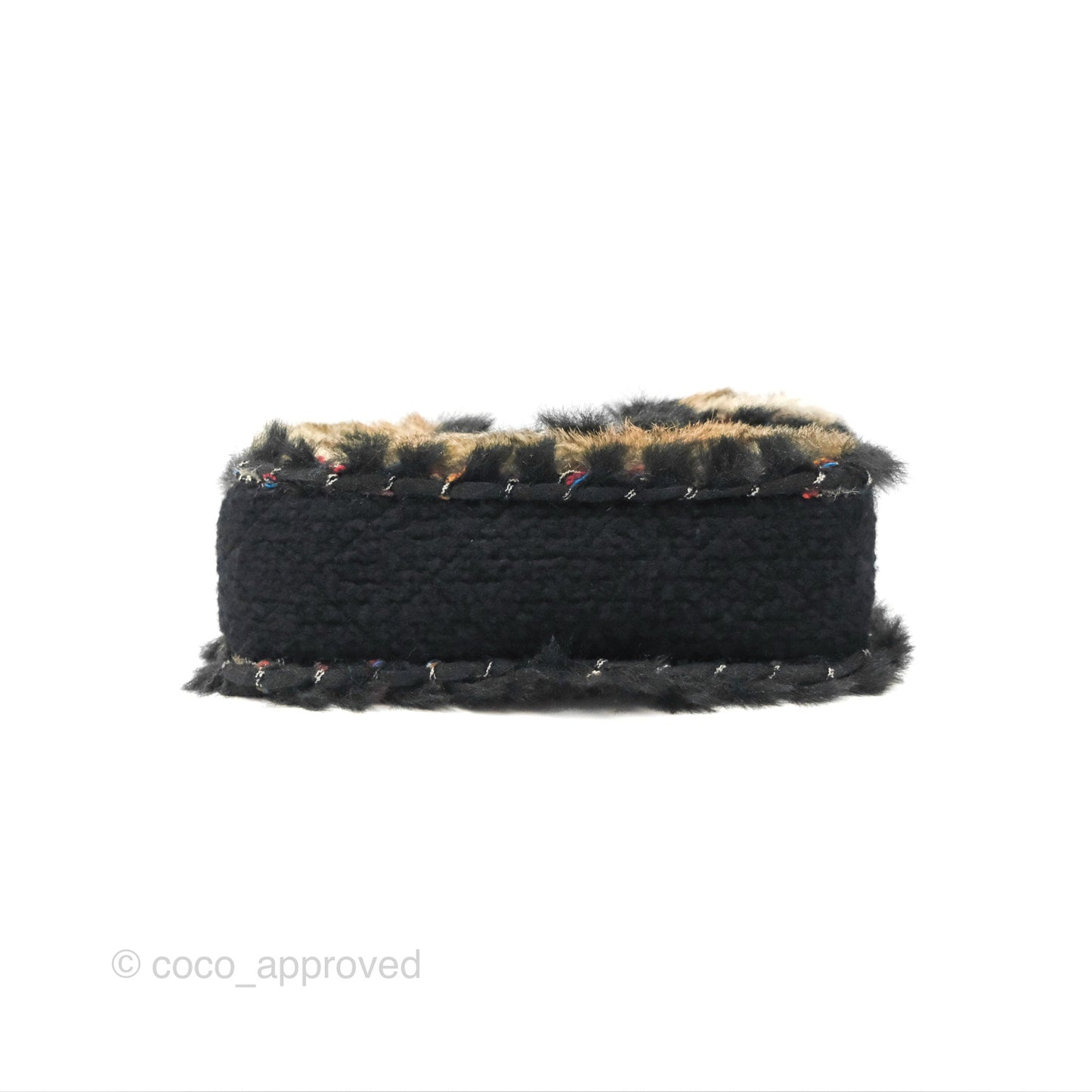 Chanel Fantasy Fur Flap Bag Ruthenium Hardware