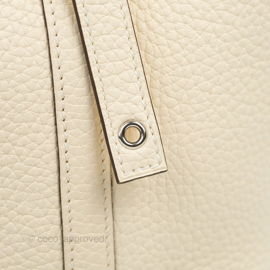 Hermès Picotin Lock 18 Nata Clemence Palladium Hardware