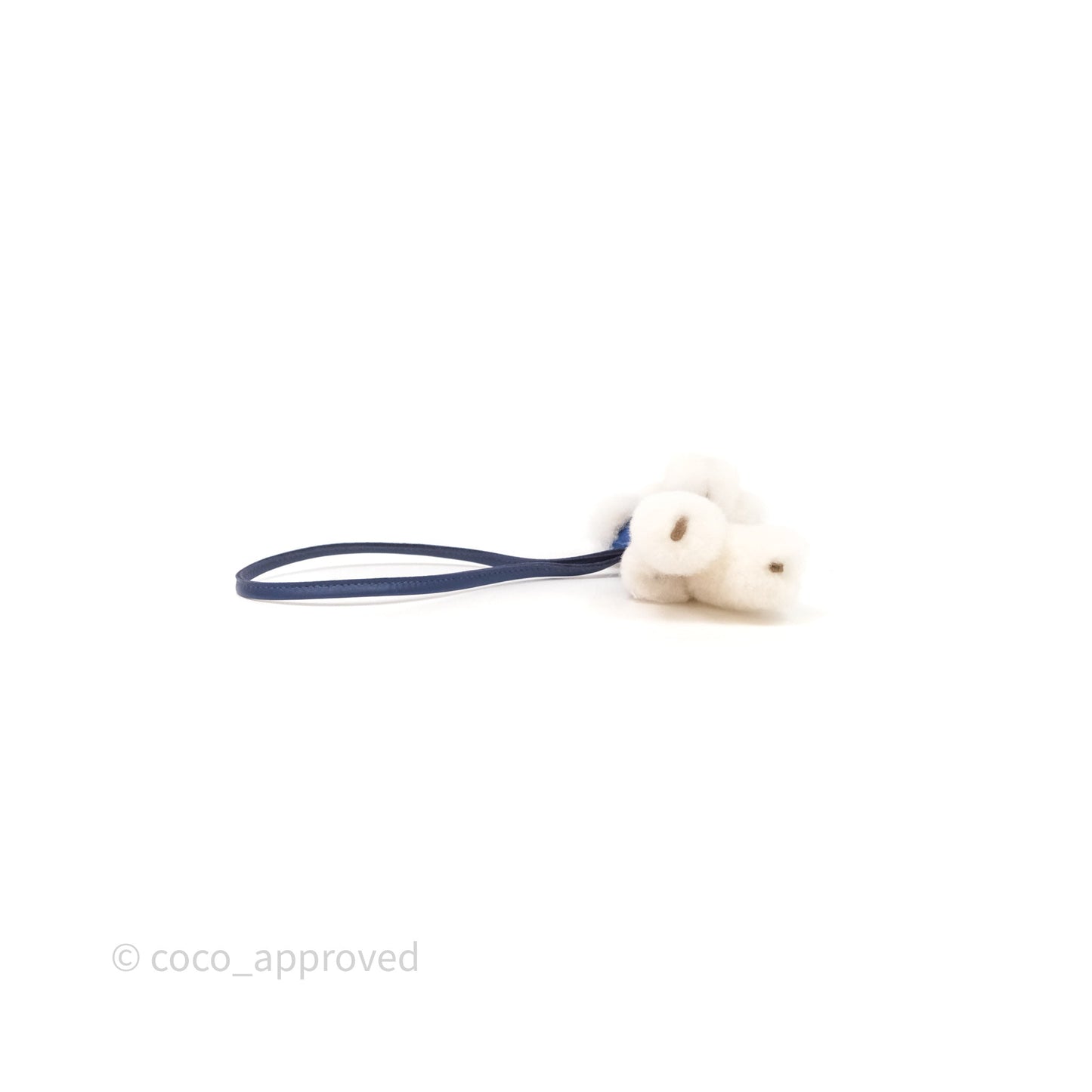 Hermès Fox Terrier Budy Charm Bleu Saphir