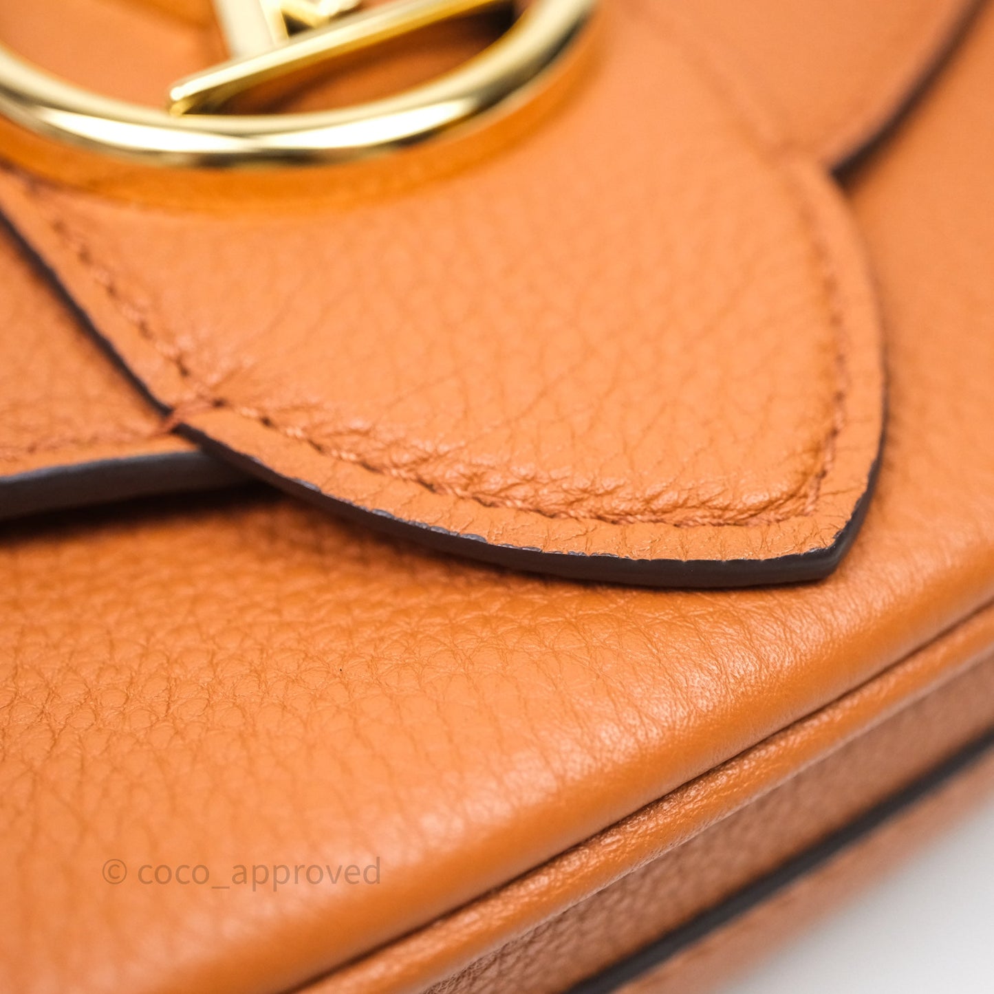 Louis Vuitton Pont 9 Soft PM Brown Grained Calfskin Gold Hardware