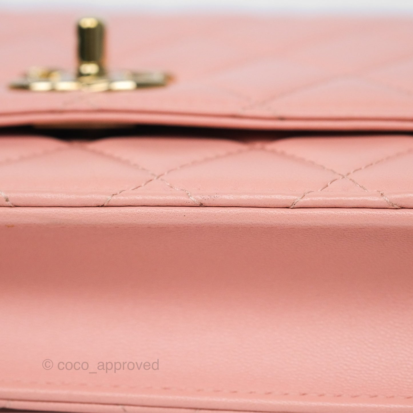 Chanel Trendy CC WOC Quilted Salmon Pink Lambskin Gold Hardware