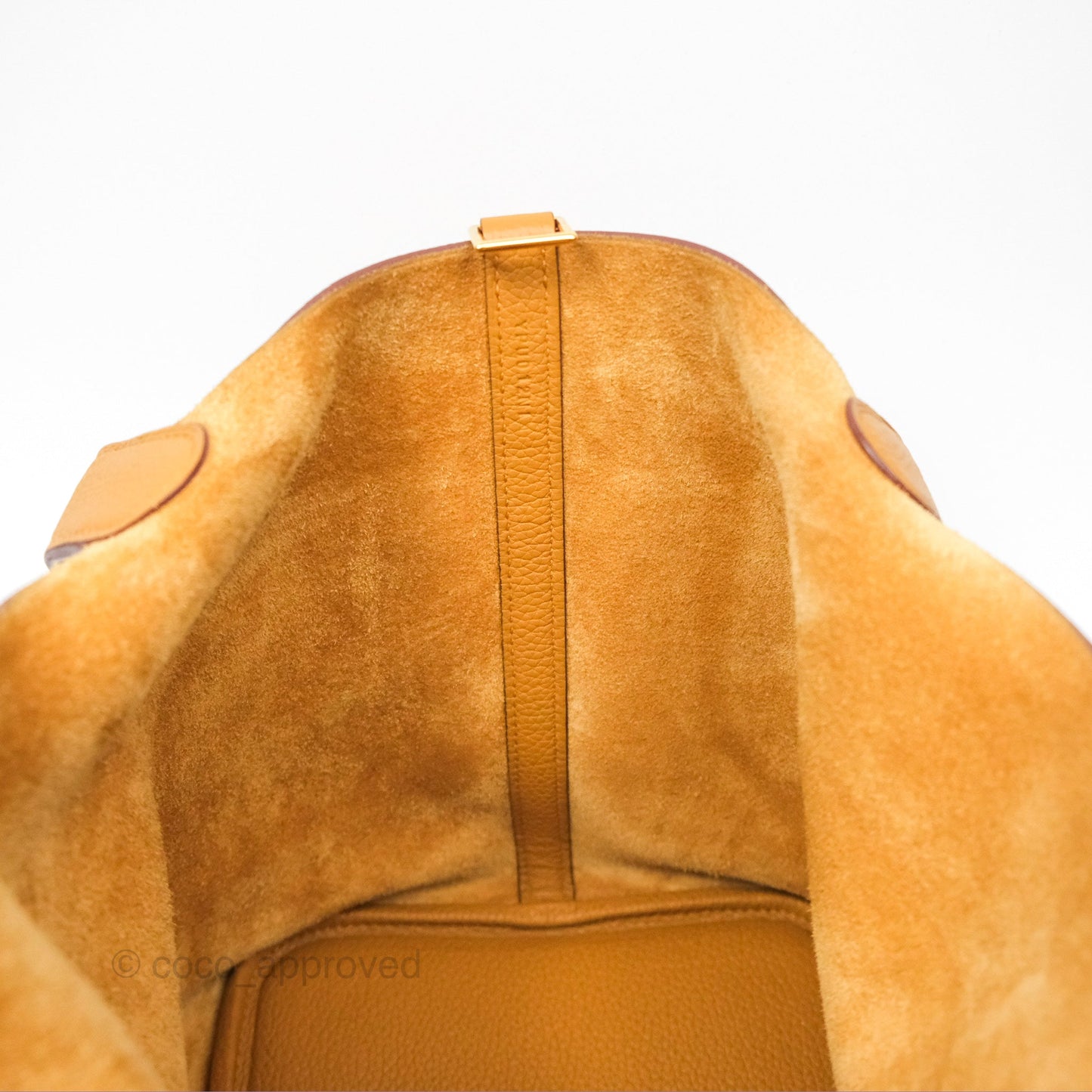 Hermès Picotin 22 Sesame 2S Clemence Gold Hardware