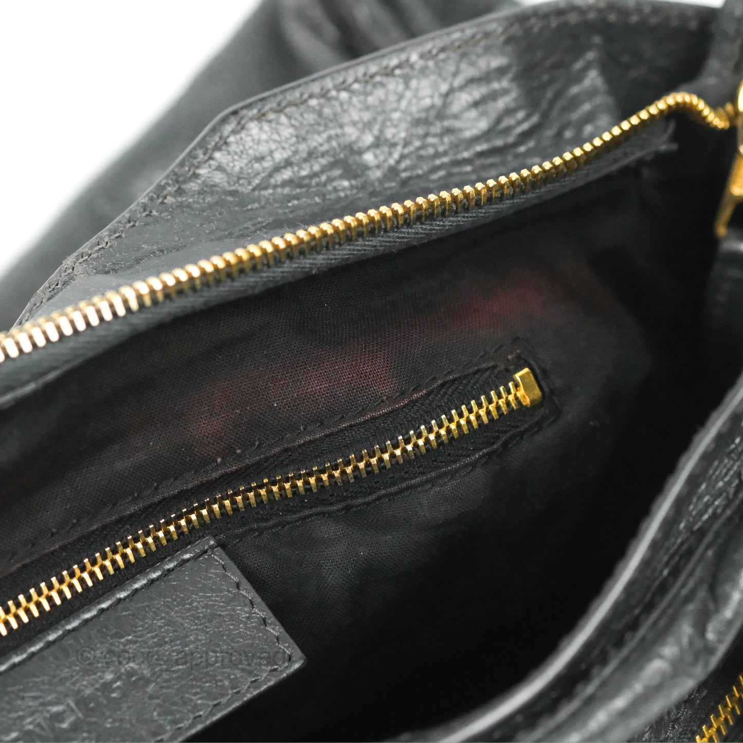 Balenciaga Classic City Bag Dark Grey Calfskin Gold Hardware