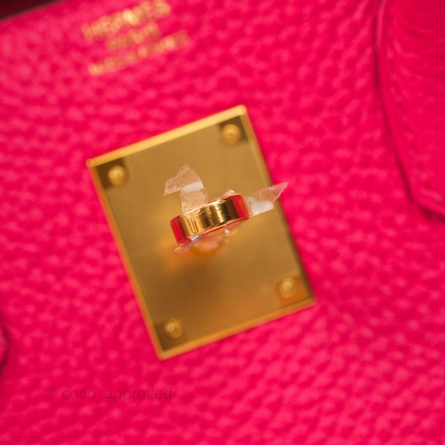 Hermès Birkin 30 Retourne I6 Rose Extrême Clemence Gold Hardware