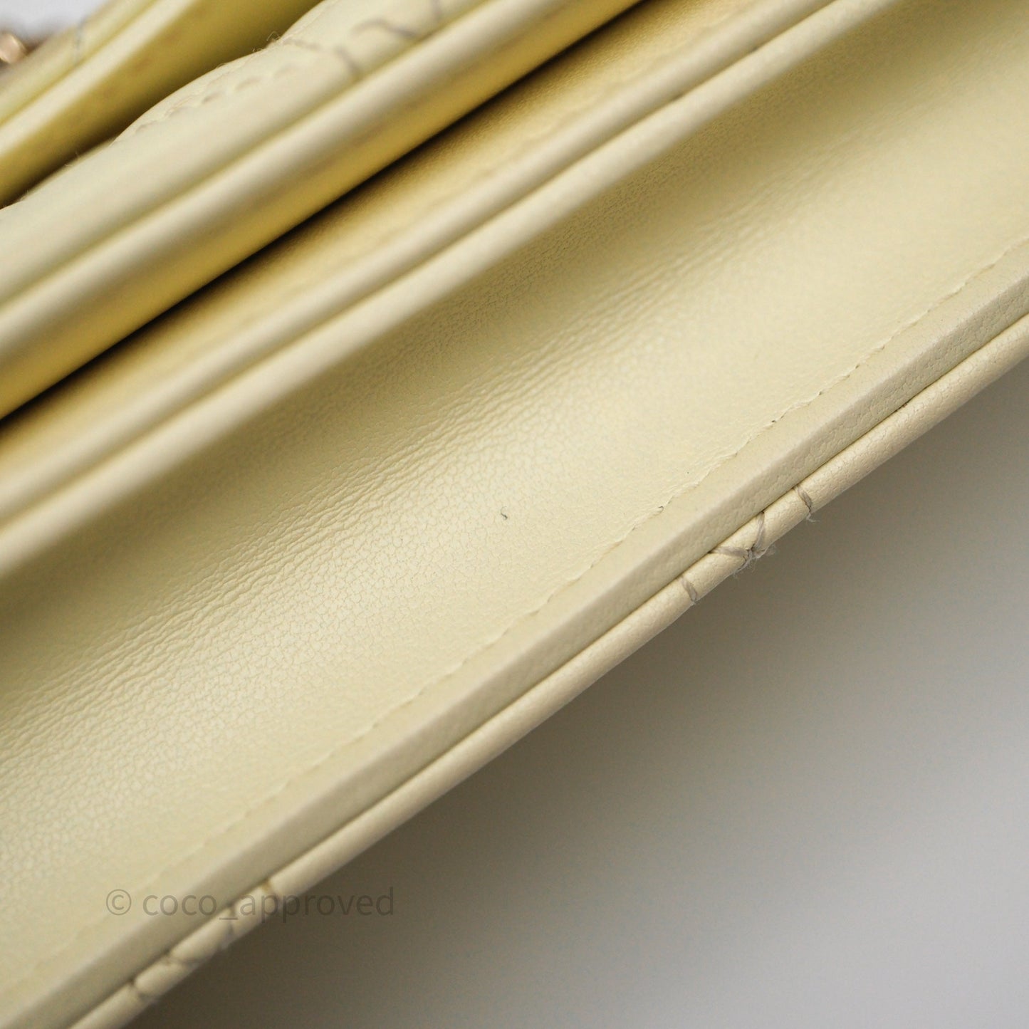 Christian Dior My Dior Mini Bag Yellow Cannage Lambskin Gold Hardware