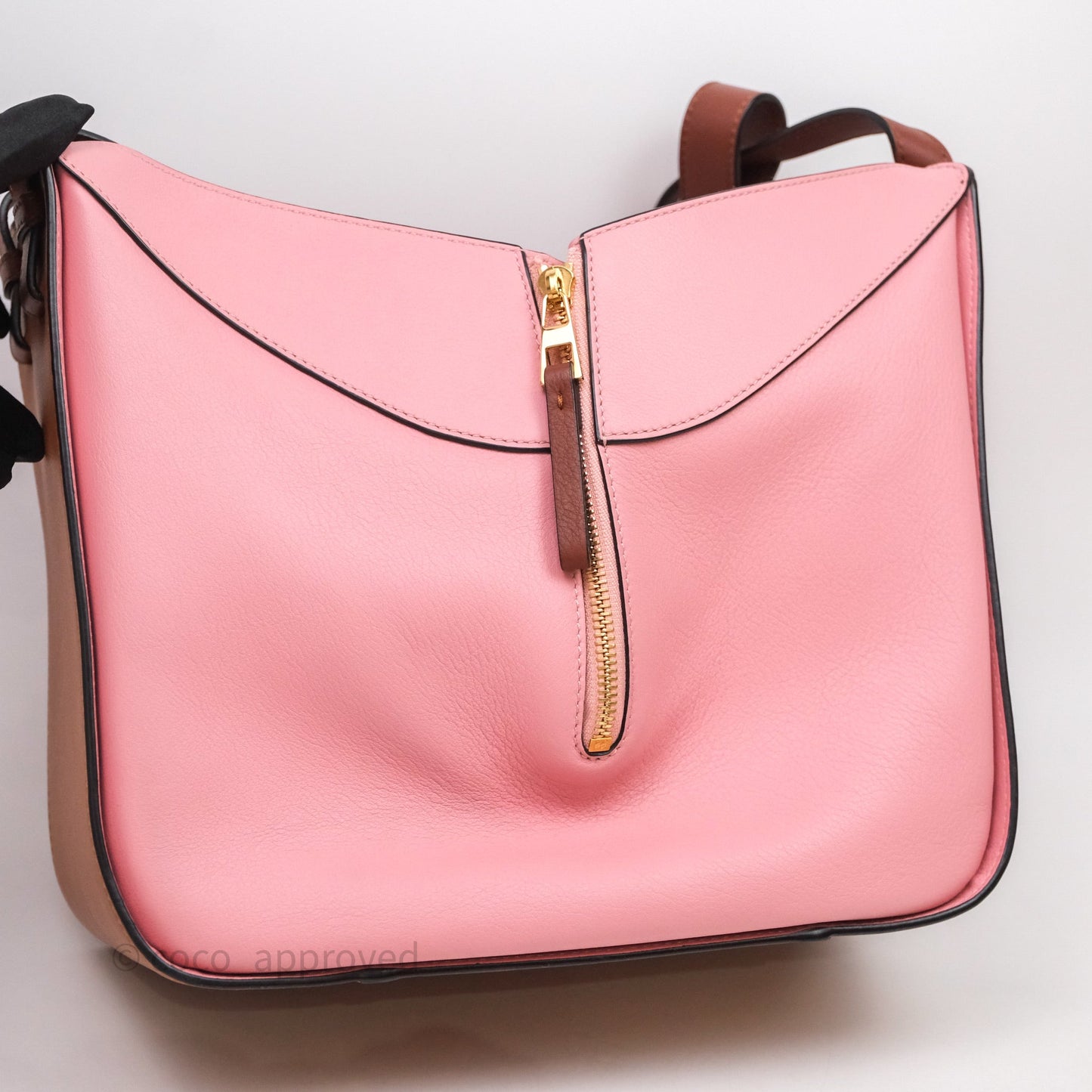 Loewe Small Hammock Shoulder Bag Pink Tan