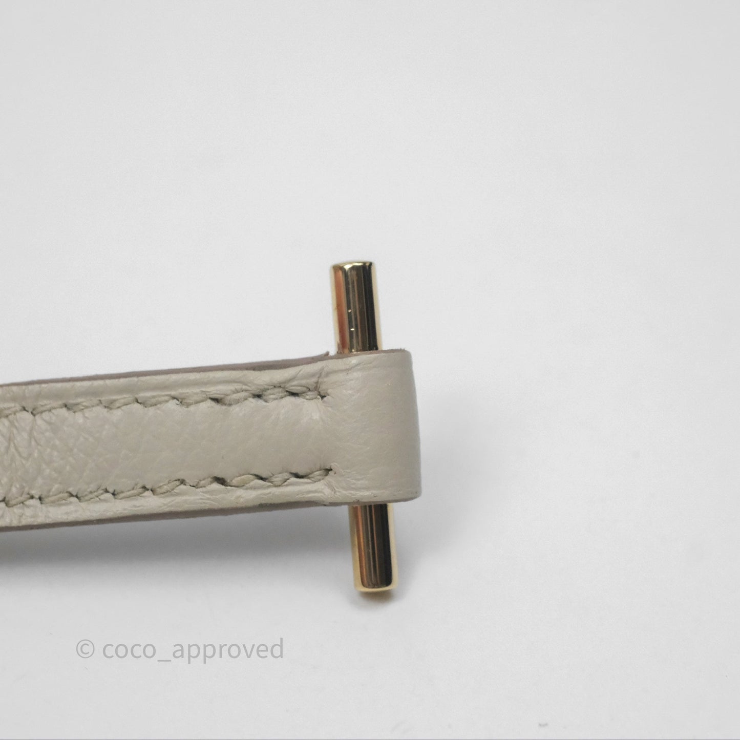 Hermès Roulis Mini 18 Beton 8L Evercolor Permabrass Hardware