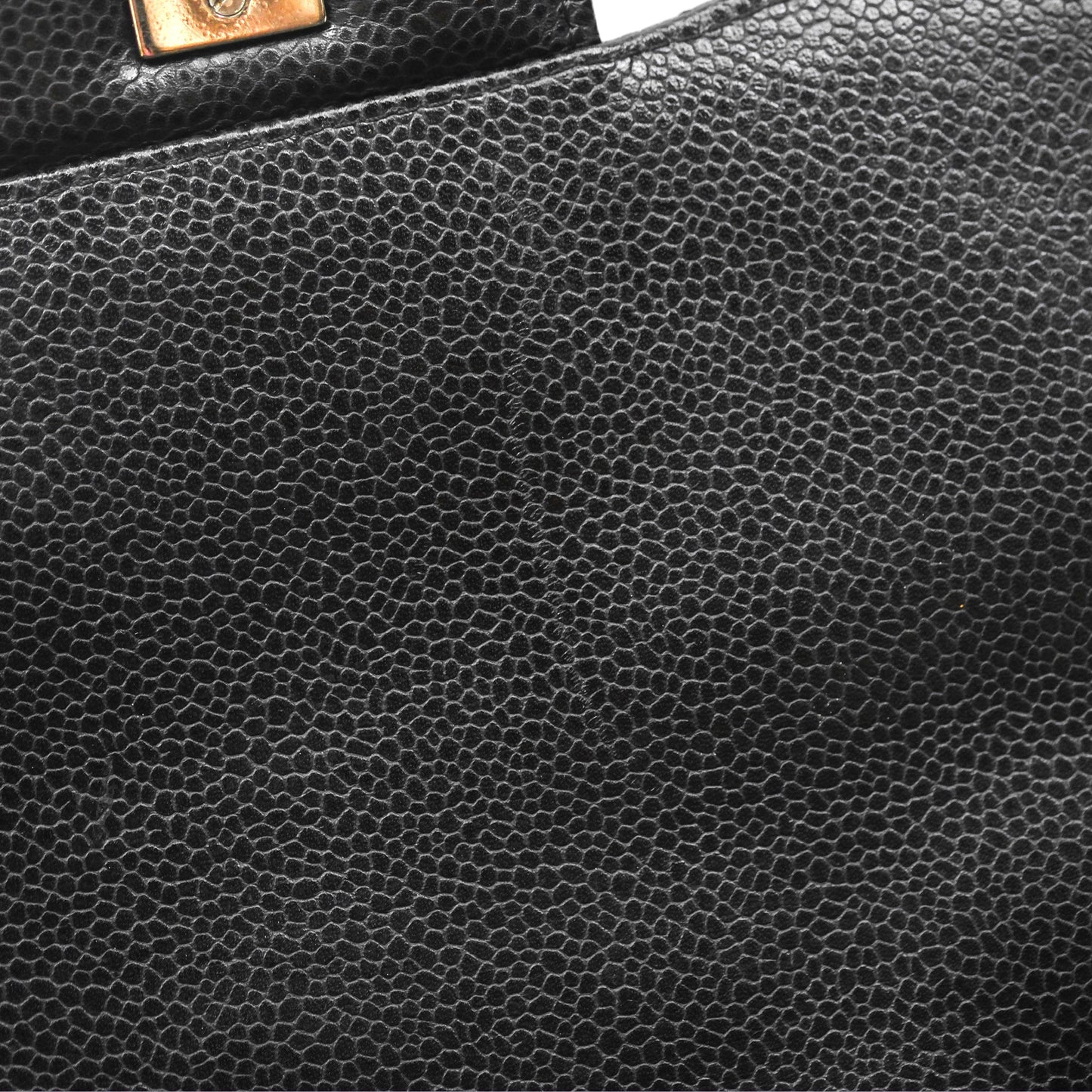 Chanel Jumbo Single Flap Quilted Black Caviar Silver Hardware