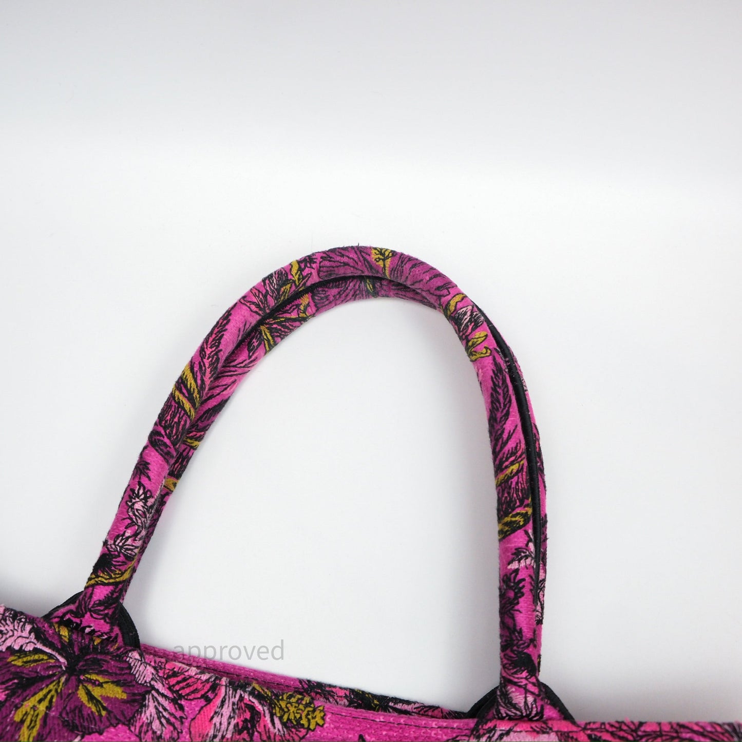 Christian Dior Large Pink Book Tote Canvas