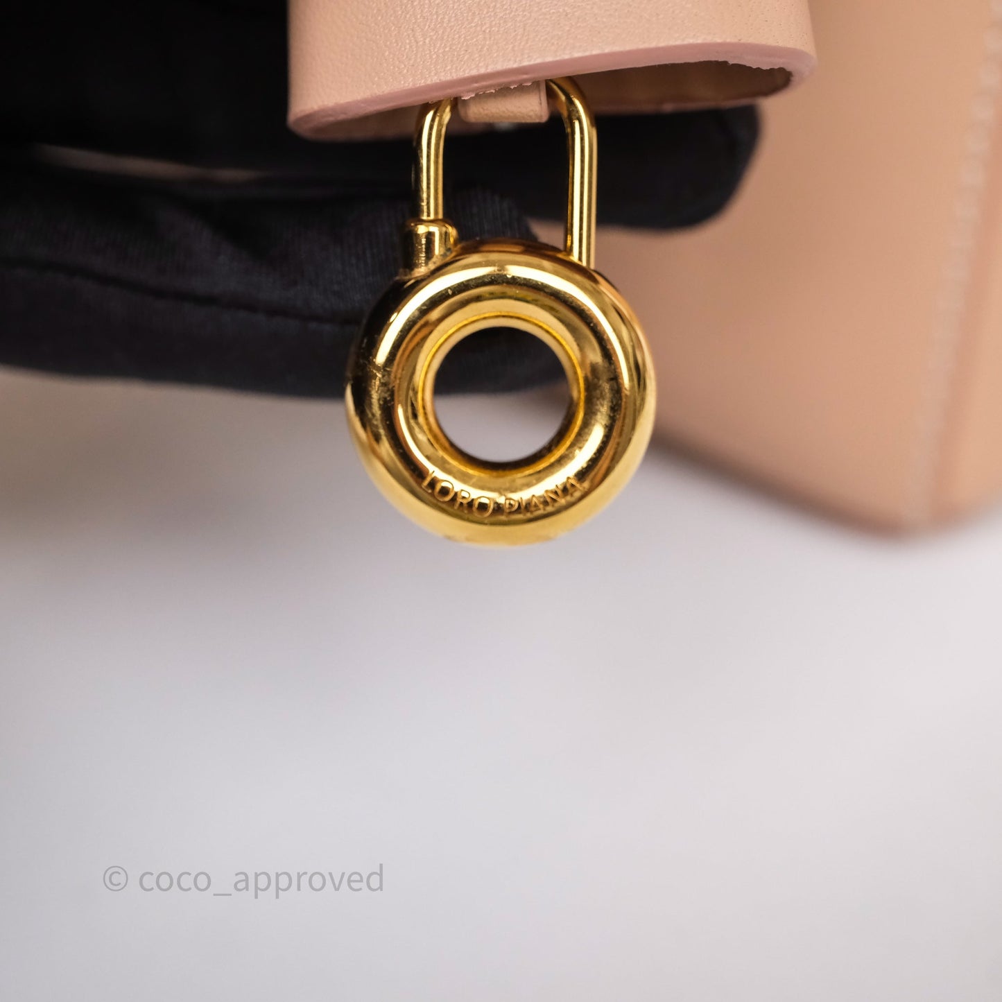 Loro Piana Extra Bag L27 Dark Pink Gold Hardware