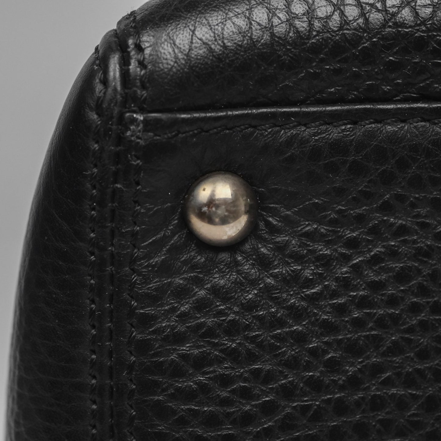 Chanel Executive Tote Bag Black Grained Calfskin Silver Hardware