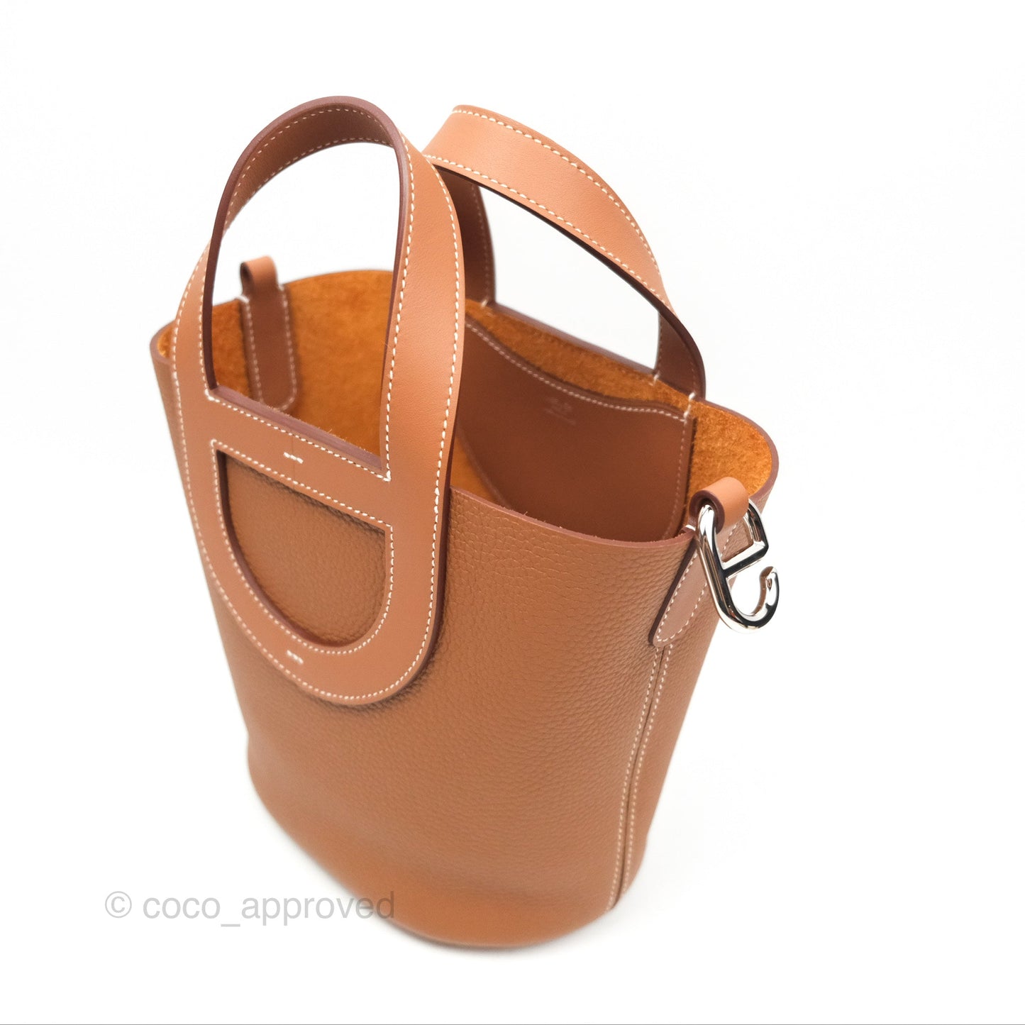 Hermes In-The-Loop 18 Gold Clemence Palladium Hardware
