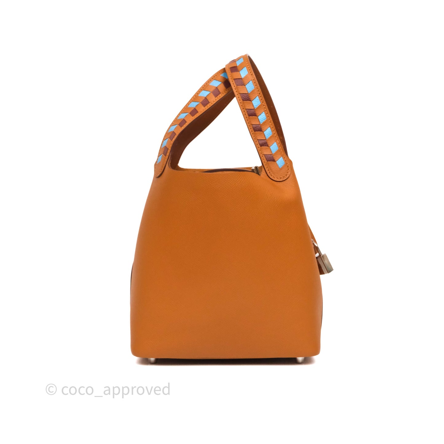 Hermès Picotin 18 Tressage Gold Epsom Palladium Hardware